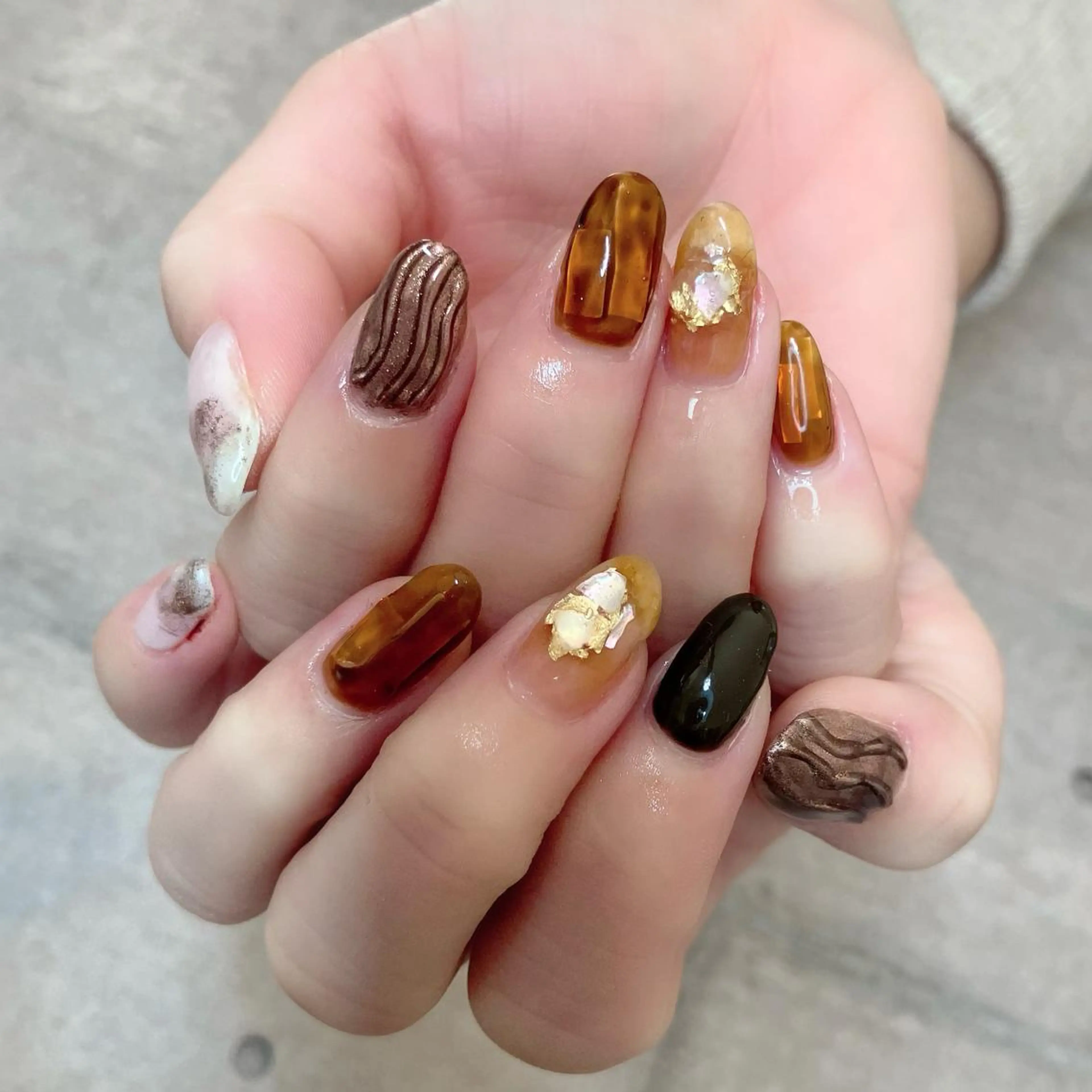 ネイル ニュアンスネイル nail salon mのネイルデザイン