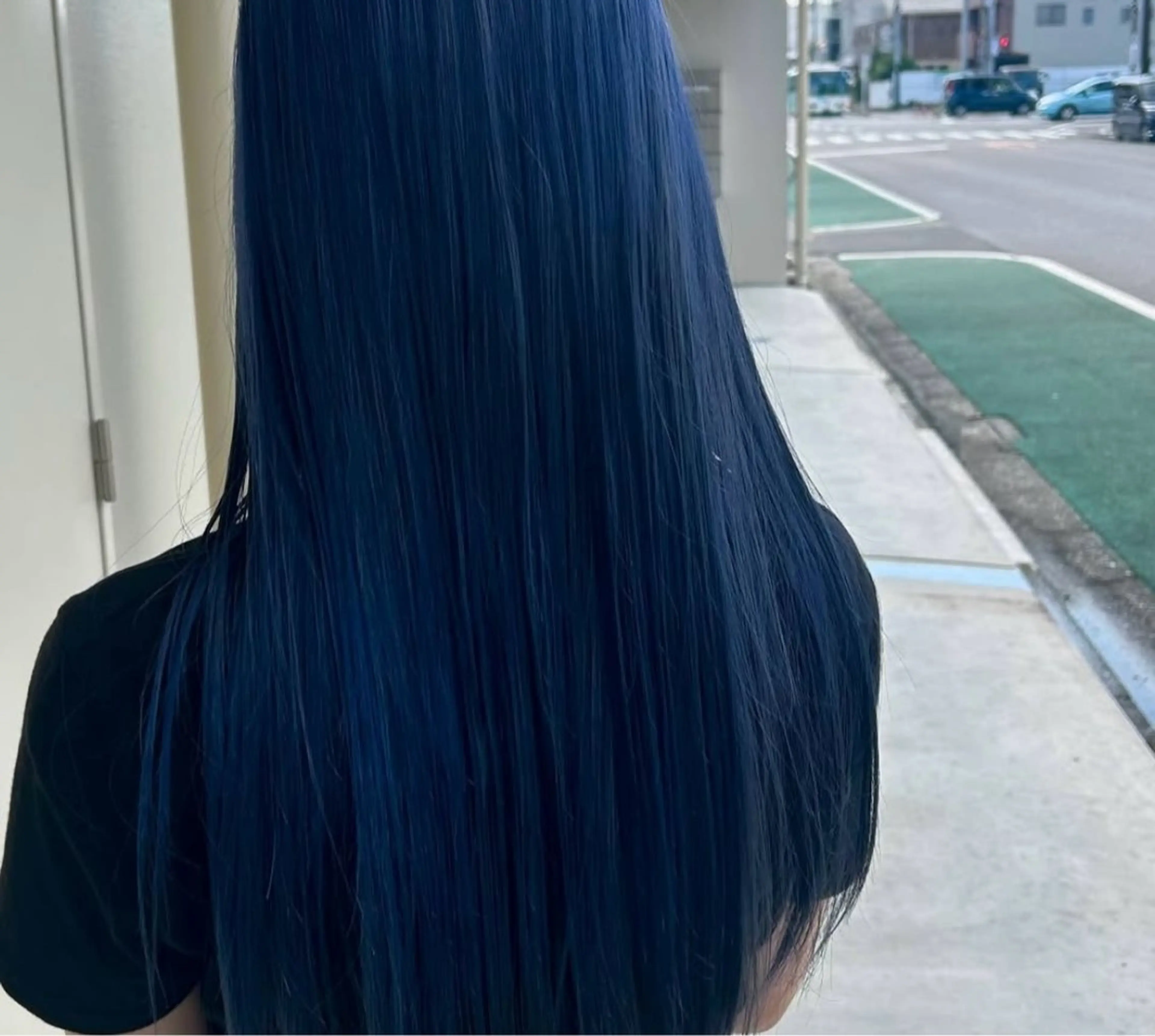 ロング カラー 山田 誠也のヘアスタイル