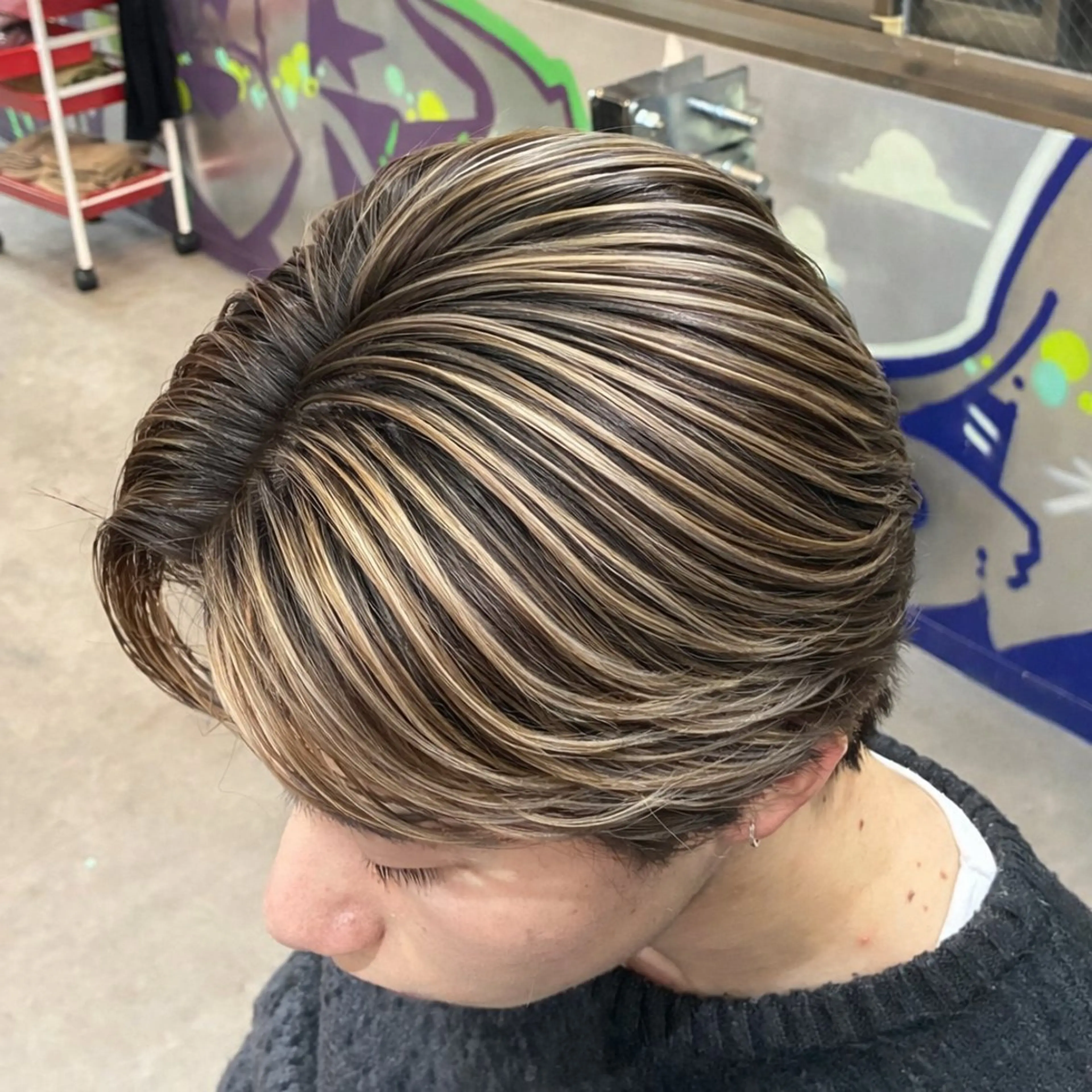 メンズ メンズバレイヤージュ メンズバレイヤージュ 🔥千咲斗のヘアスタイル