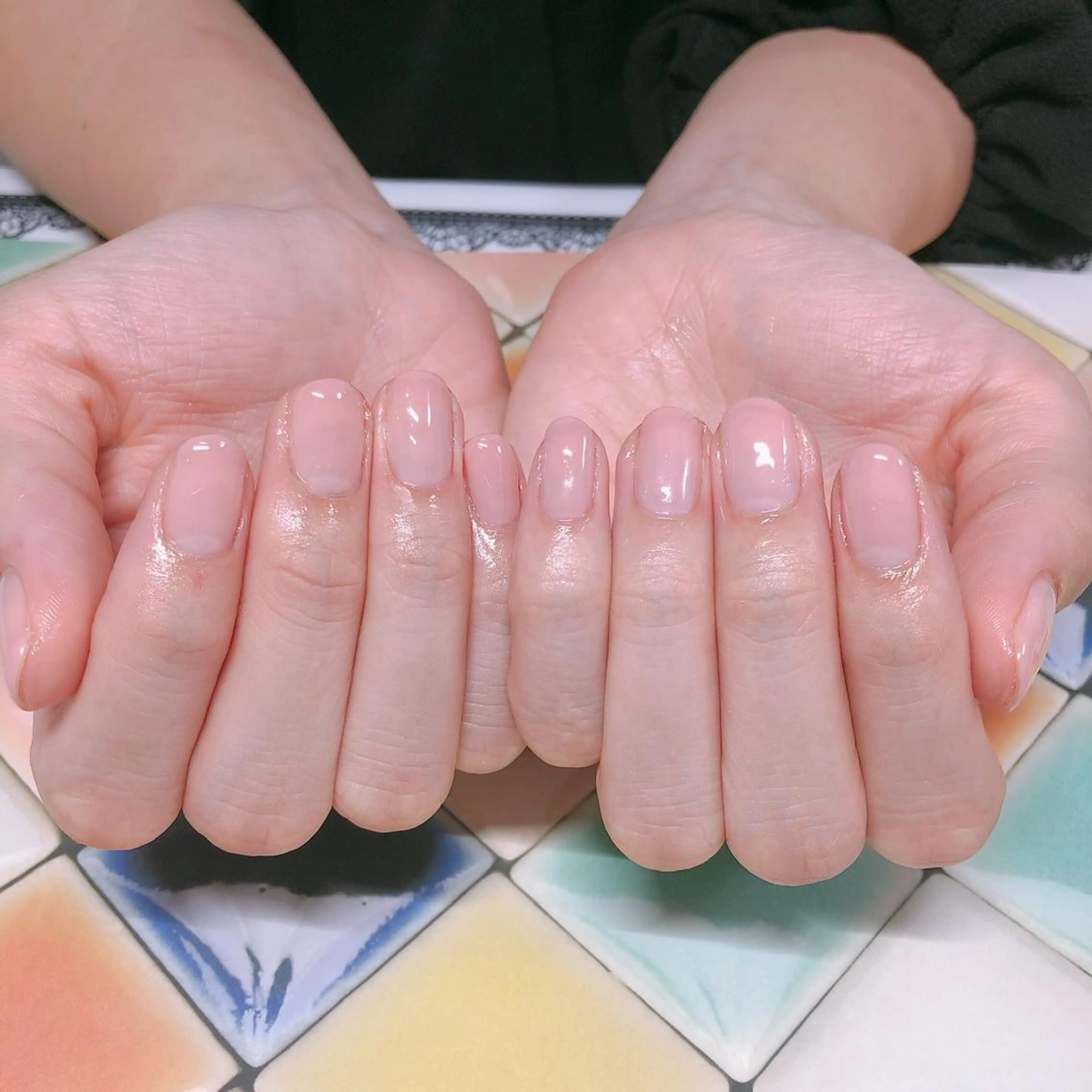 ネイル グラデーション 奥園 良恵のネイルデザイン