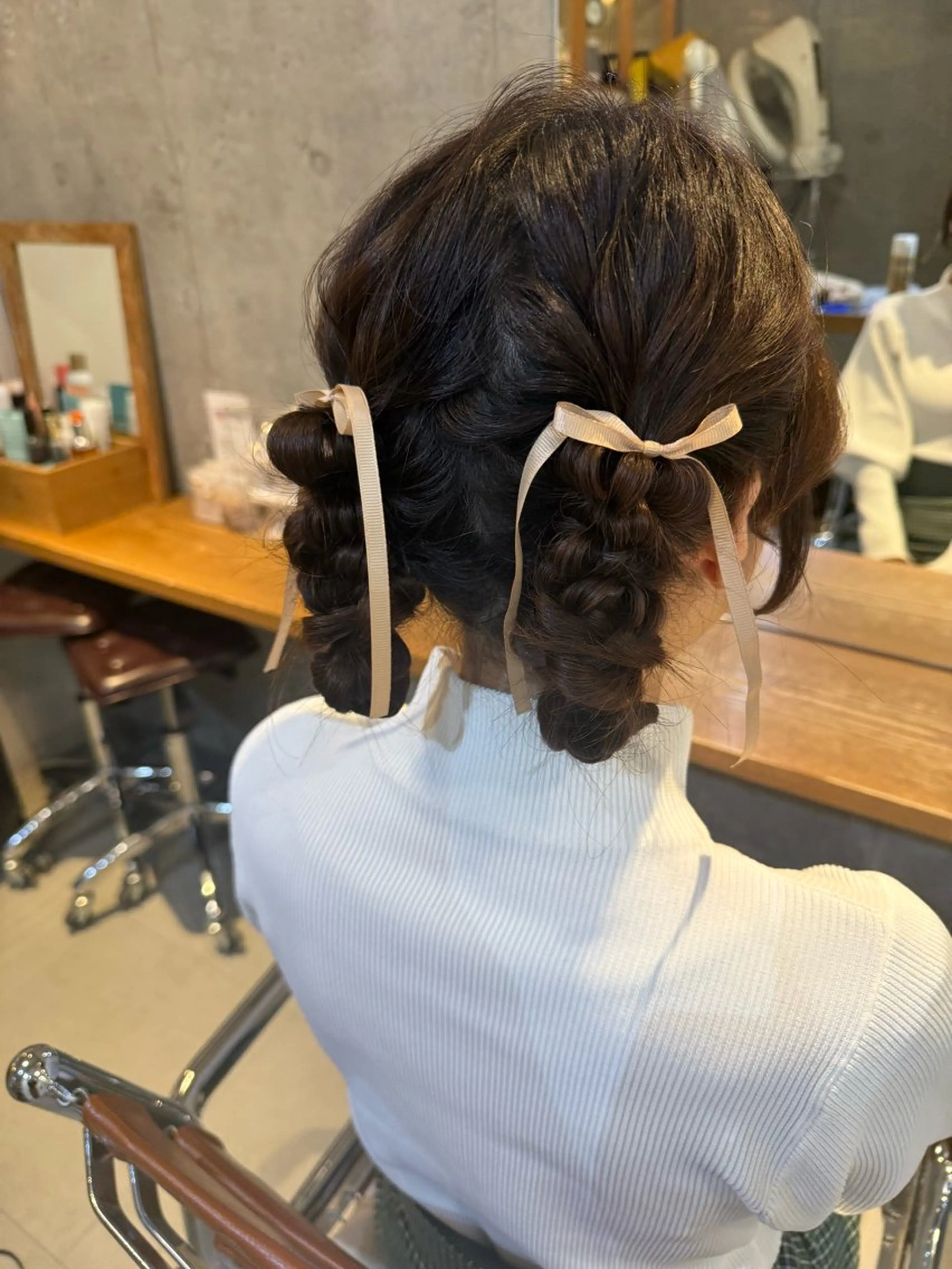 ロング ヘアセット sakura カットモデル募集💖のヘアスタイル