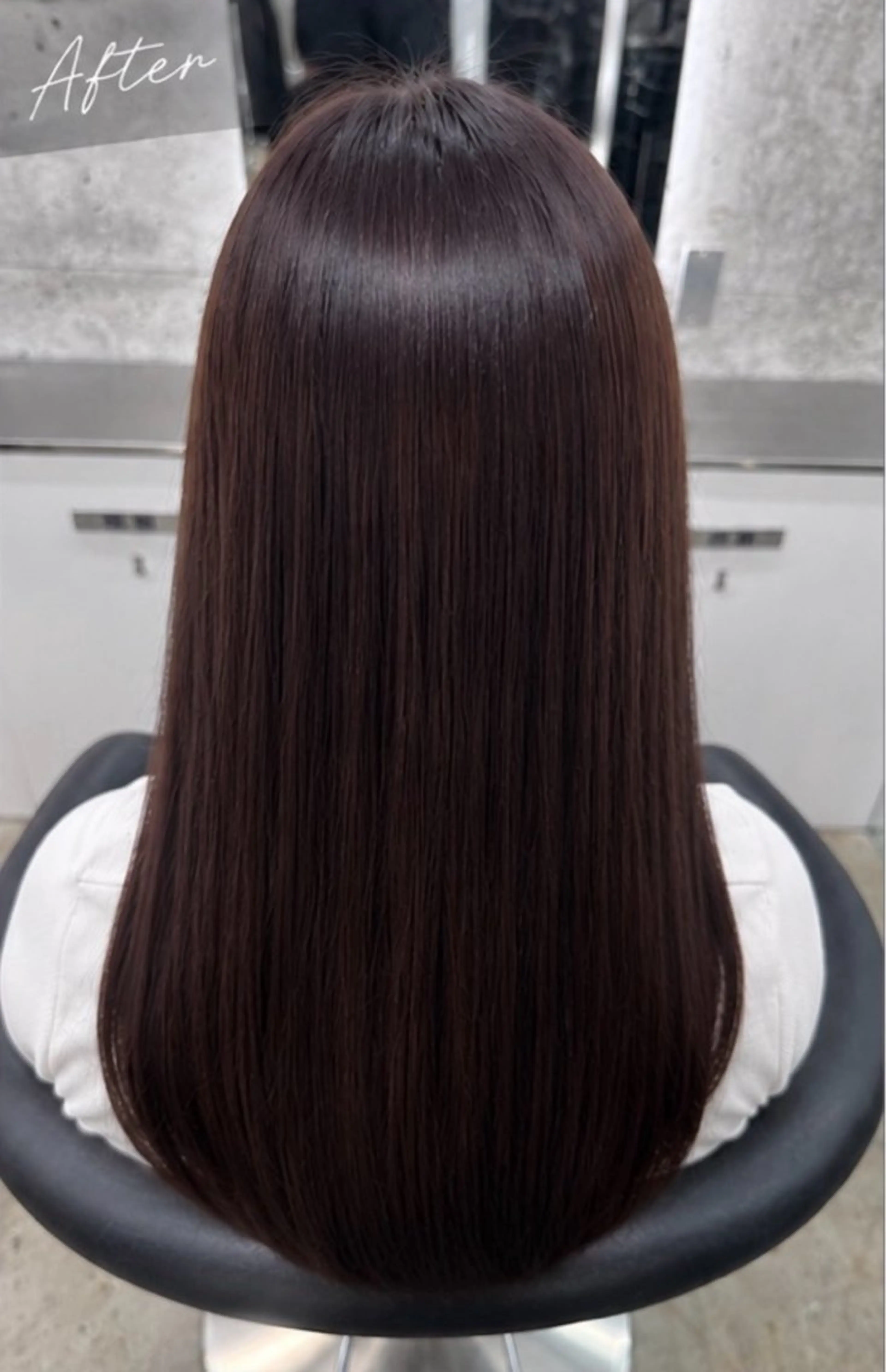 ロング ヘアカラー トリートメント あいと Lond  Lunaのヘアスタイル