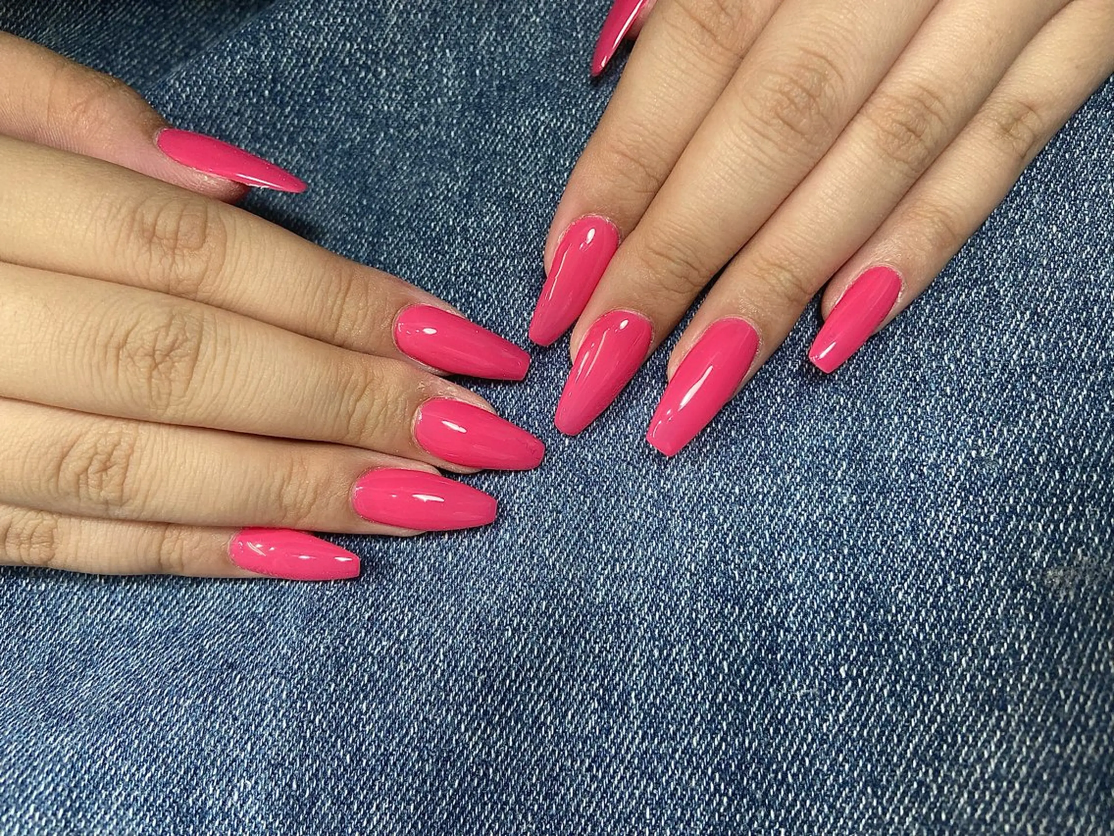 ⚠️オフ無し長さ出し10本・ワンカラー(5色限定)フルチップ5本ハーフチップ5本の写真