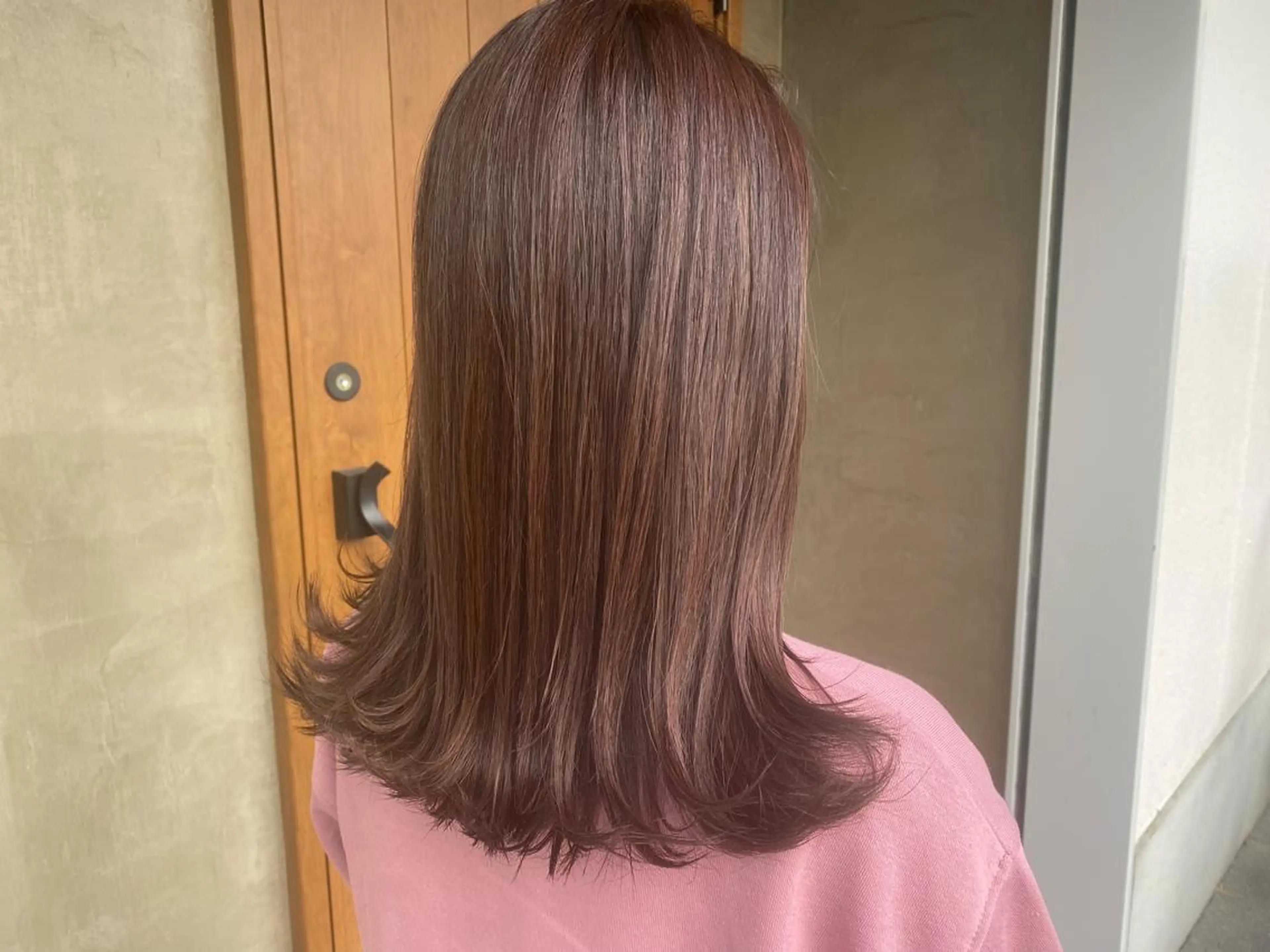 《ミニモからご予約2回目の方》ブリーチ無しで作る透明感カラー🌼10%offの写真