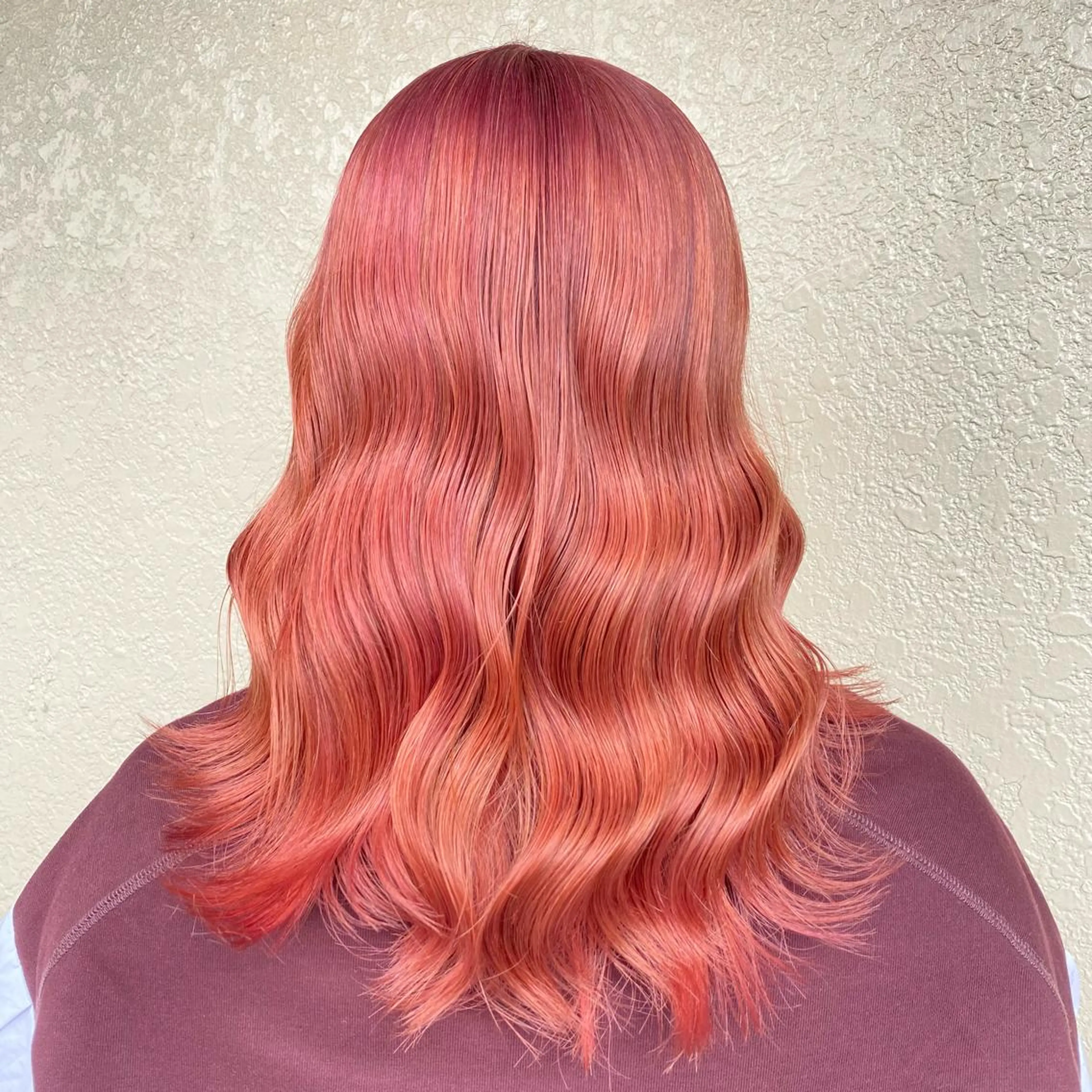 ロング カラー ヘアアレンジ ベージュカラー ブリーチ ピンクカラー ピンクベージュ 韓国レイヤー/ 顔周り💕田中将吾のヘアスタイル