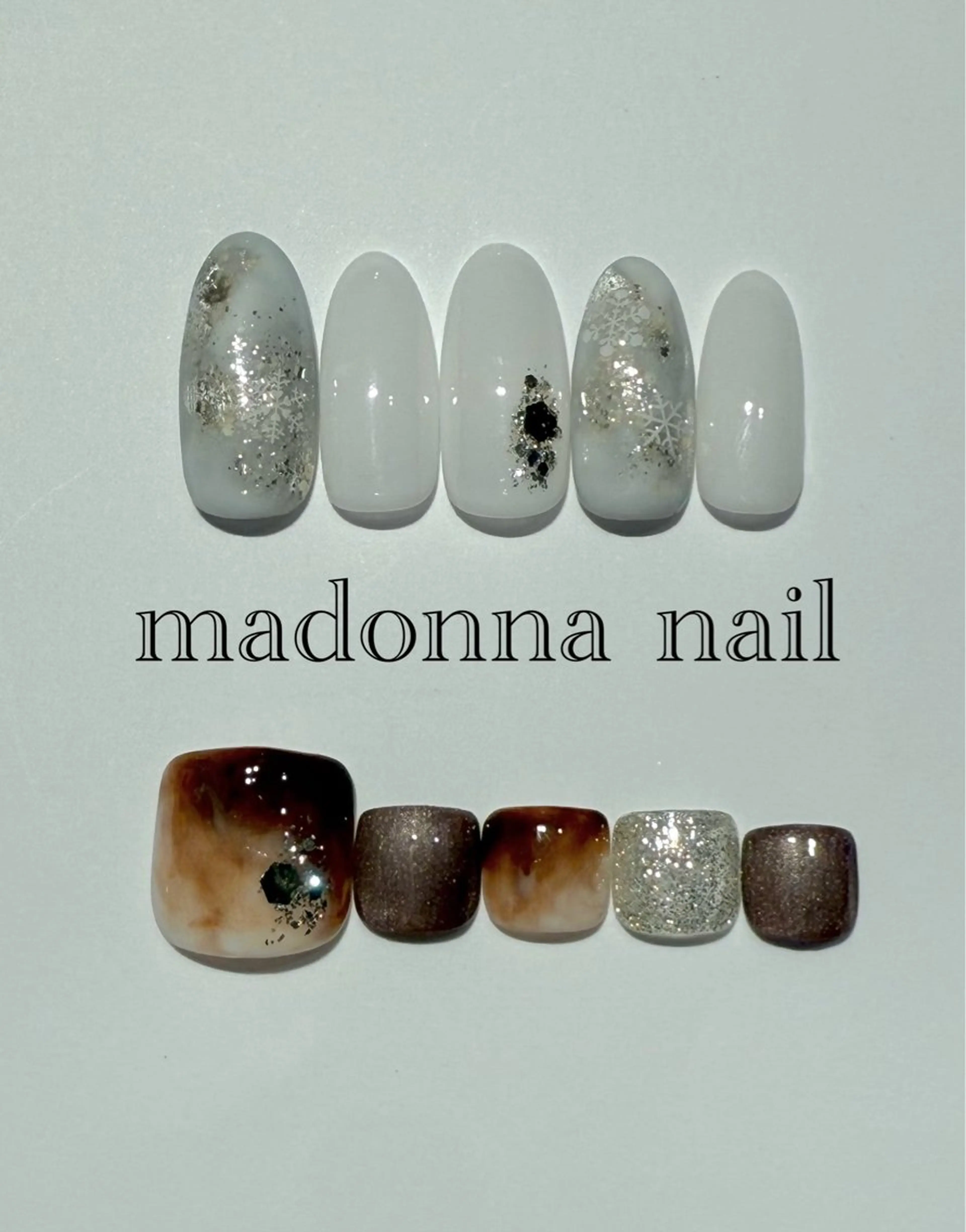 ネイル フットネイル 柿島 舞香のネイルデザイン