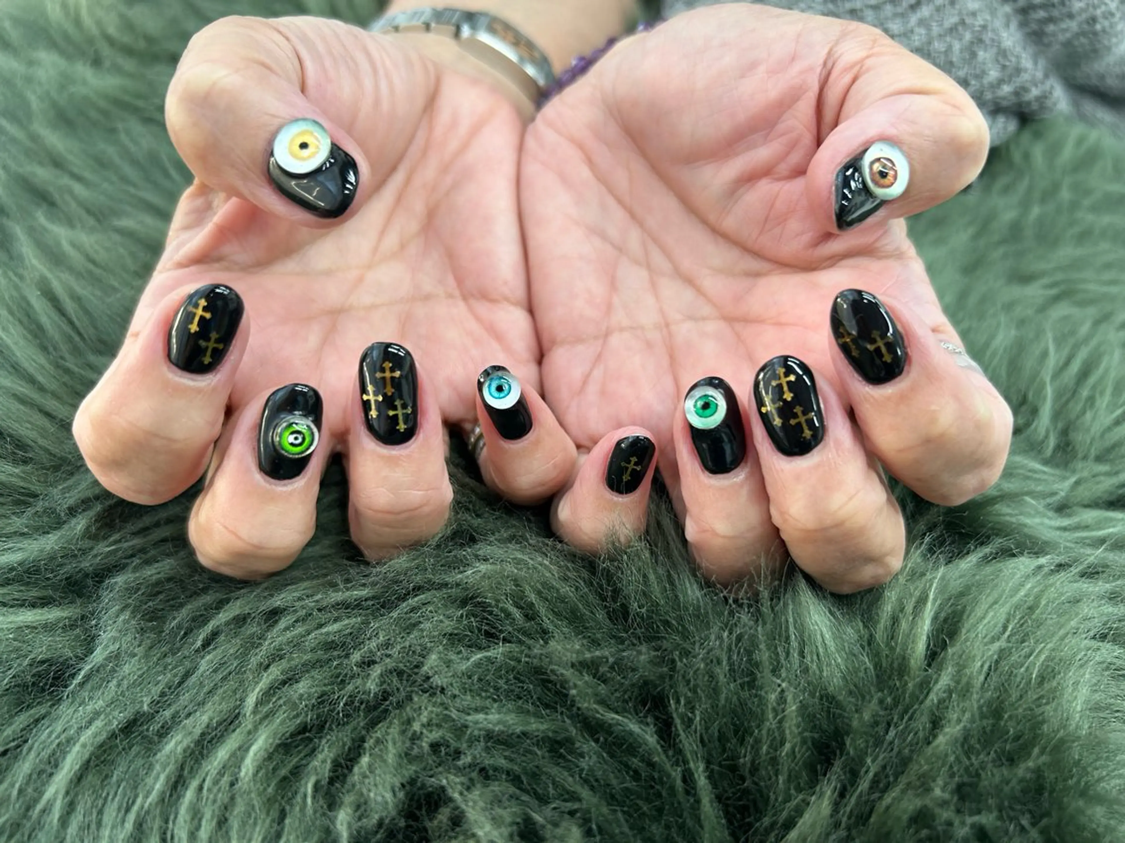 ネイル ハロウィン ハンドネイル agré ネイルサロン　アグレのネイルデザイン