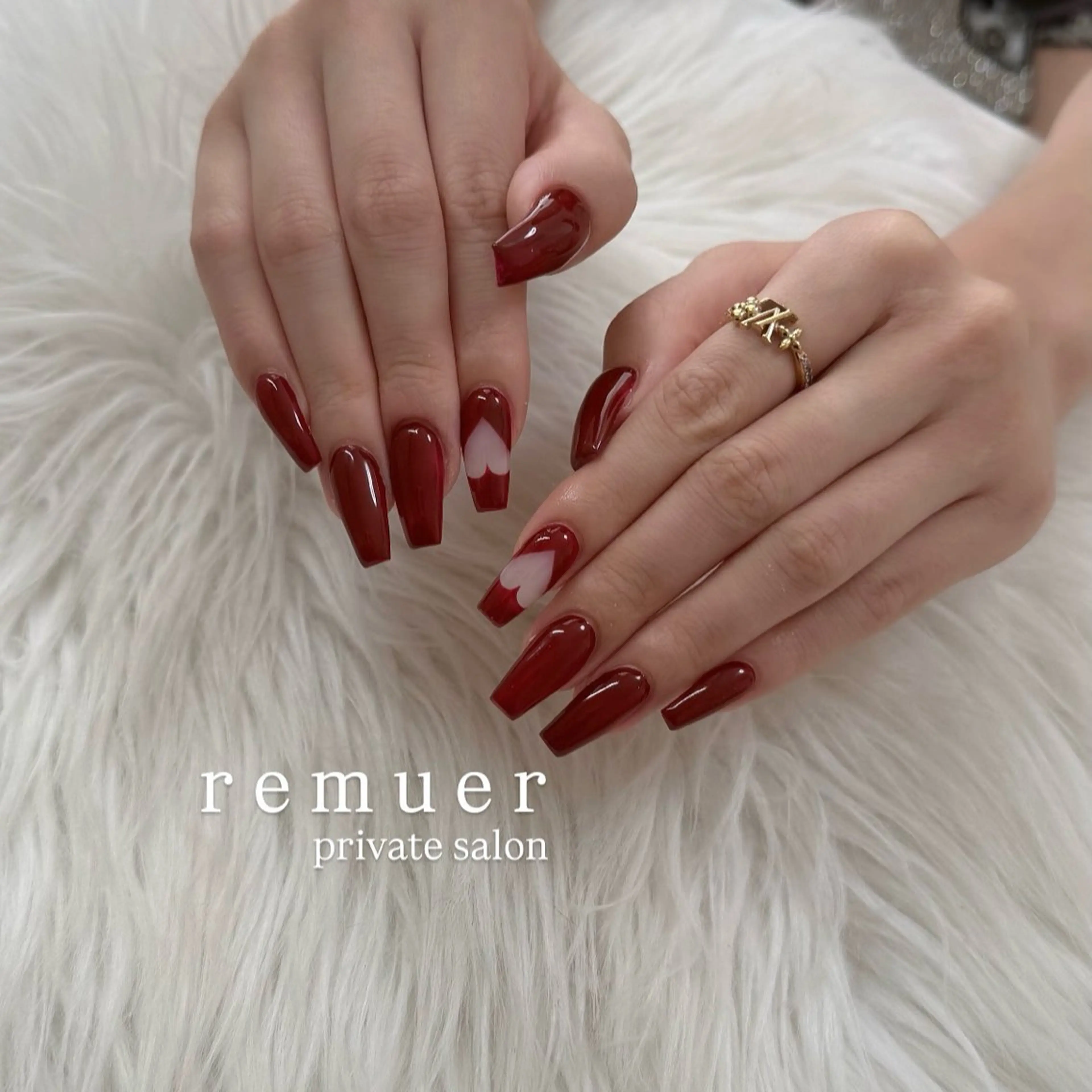 【hand nail】シンプル / off込みの写真