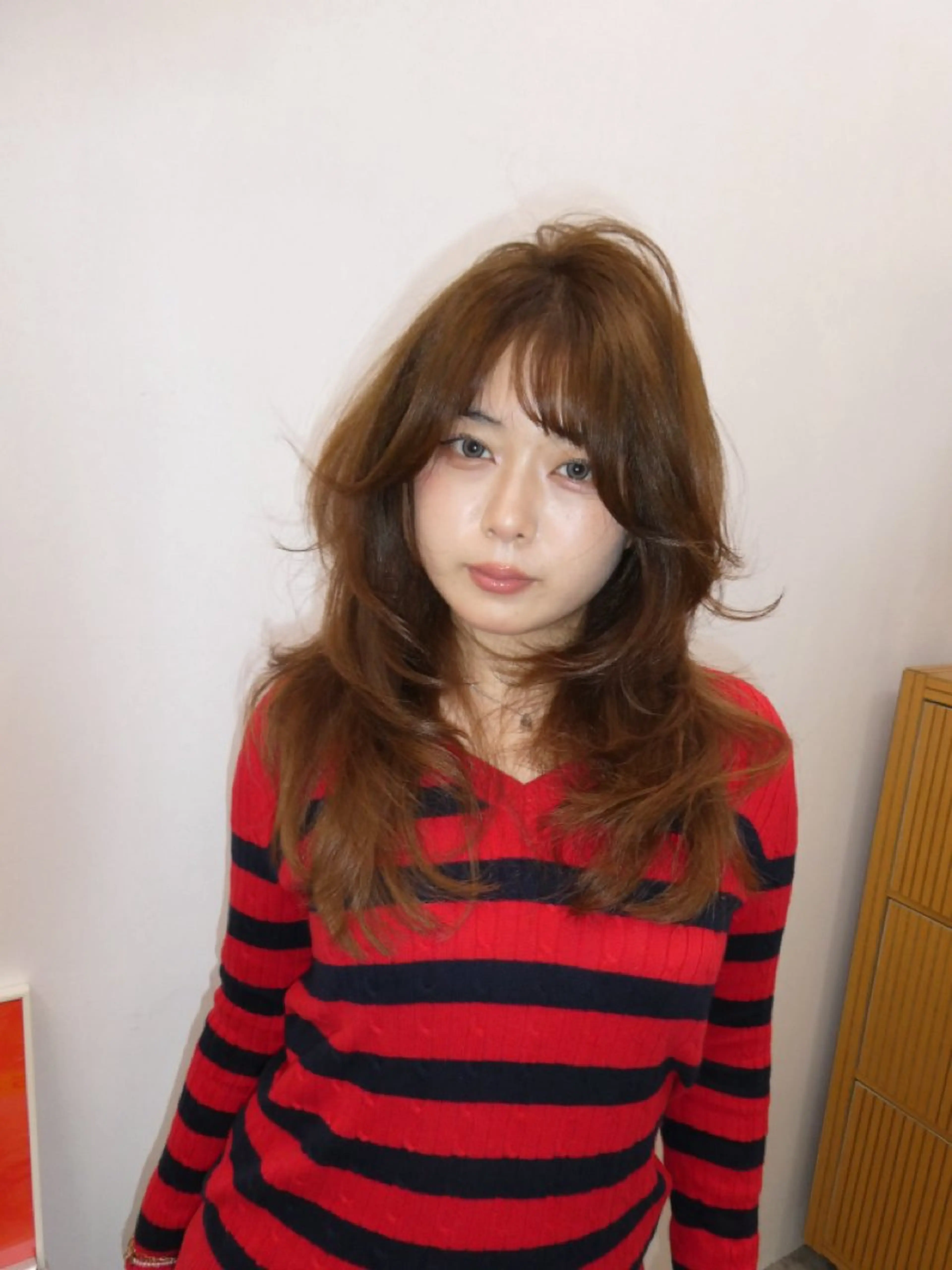 セミロング カラー p.s. gemmie所属・海外ヘア/ 千佳のヘアスタイル