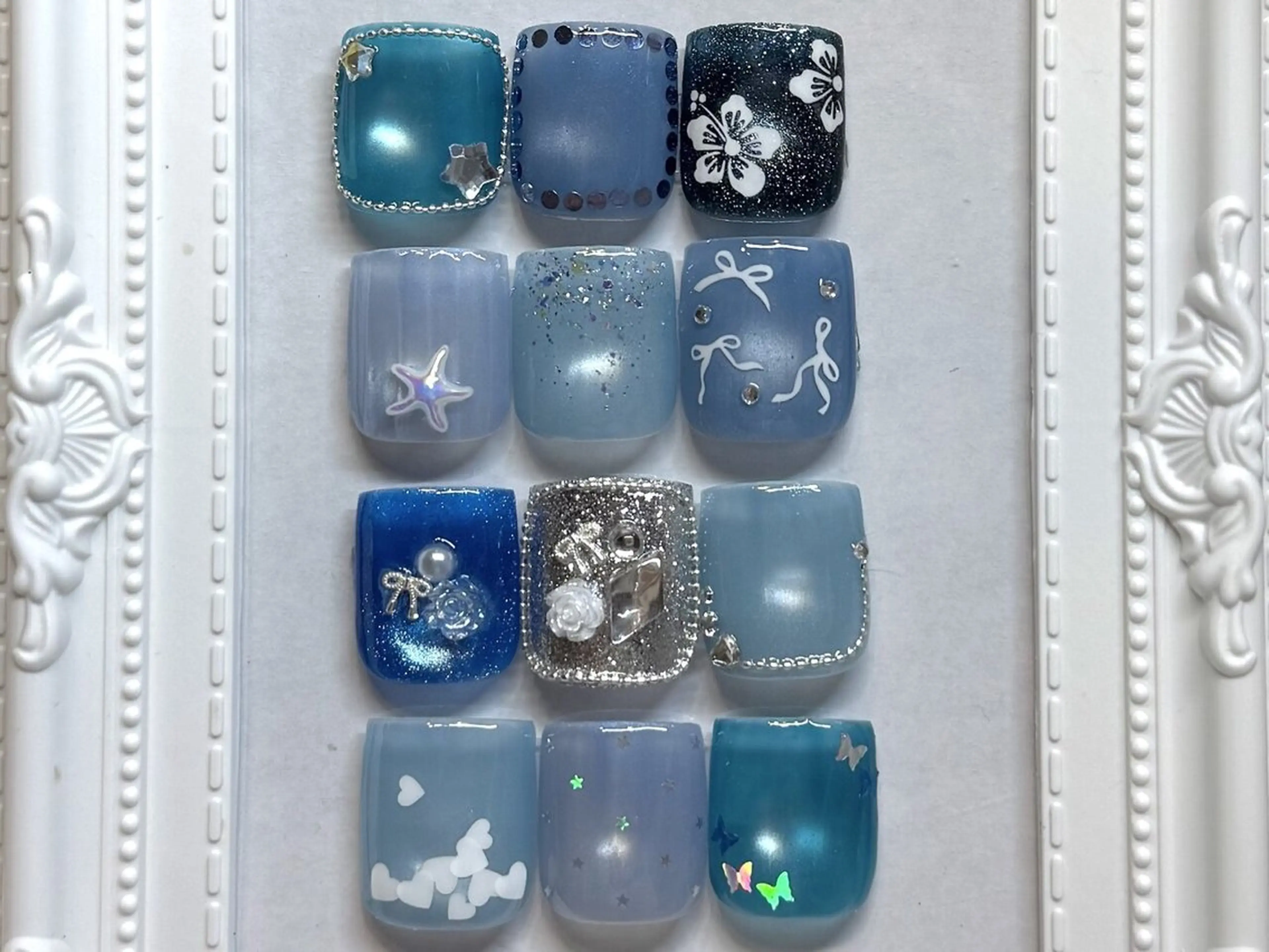 フット　2本アート　【オフ無し】の写真