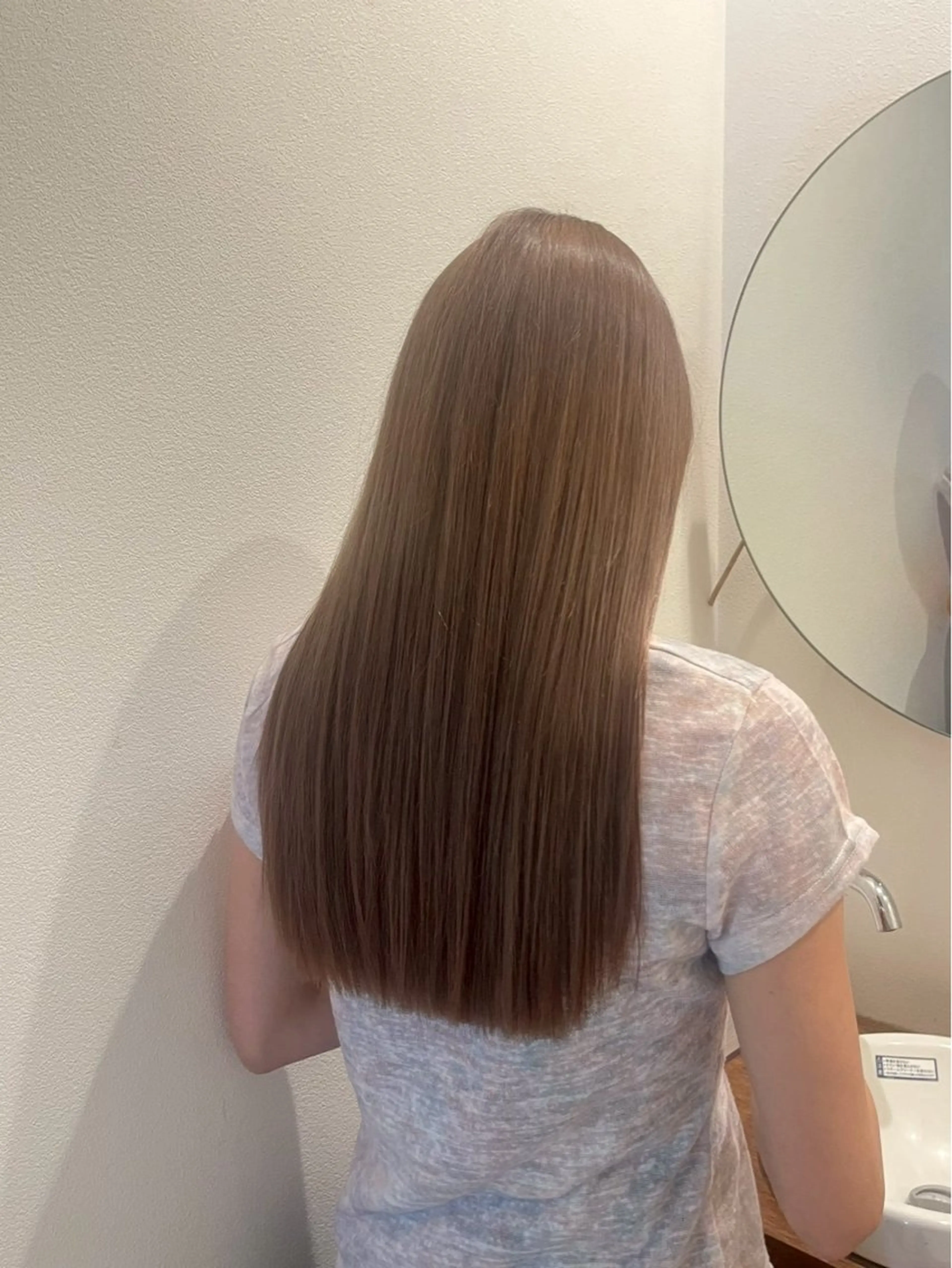 🧴【ダメージ最小限】ファイバープレックスブリーチ➕カラーケアしながらつくる柔らかいハイトーン🌙の写真