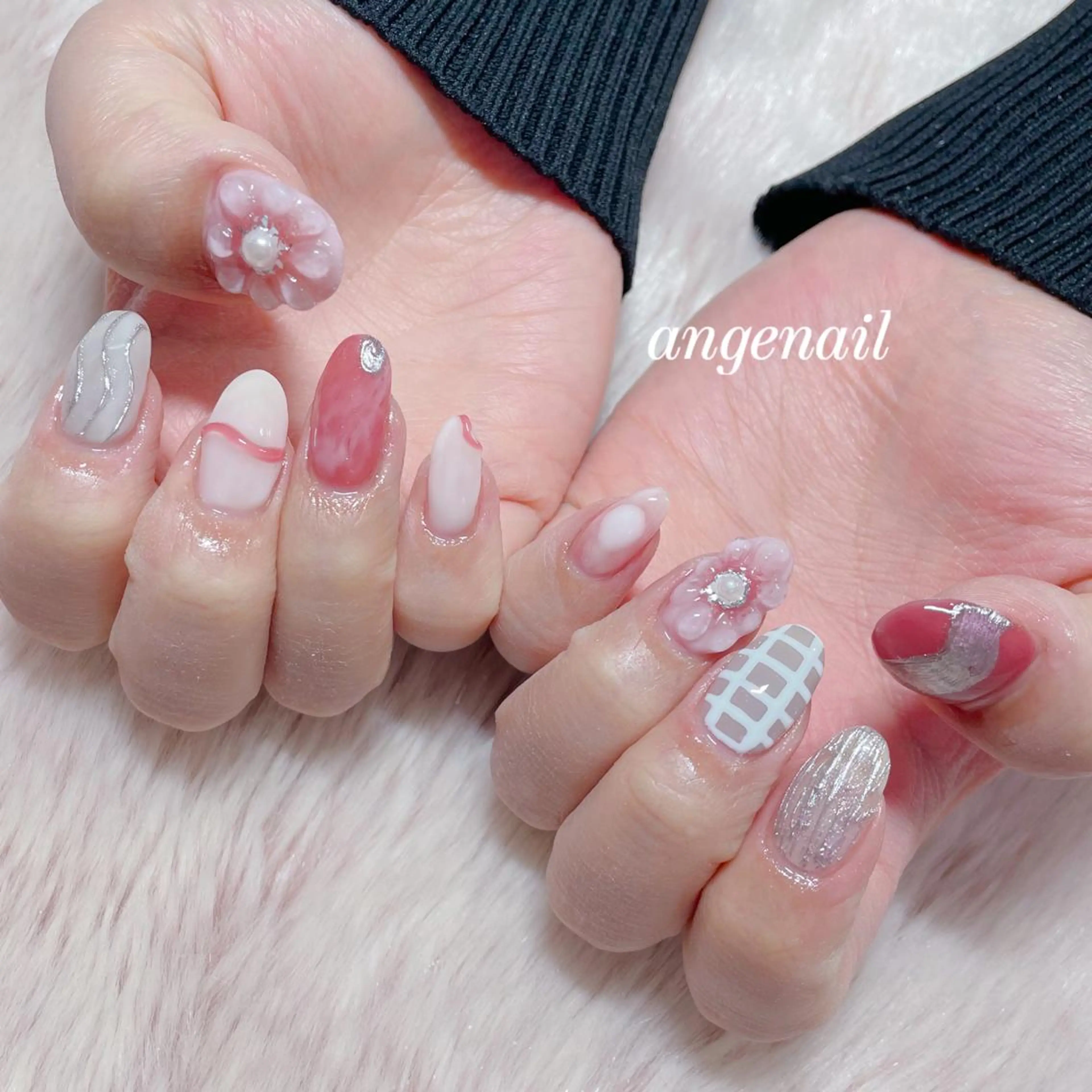 ネイル ハンドネイル オーナーネイリスト MAKIのネイルデザイン