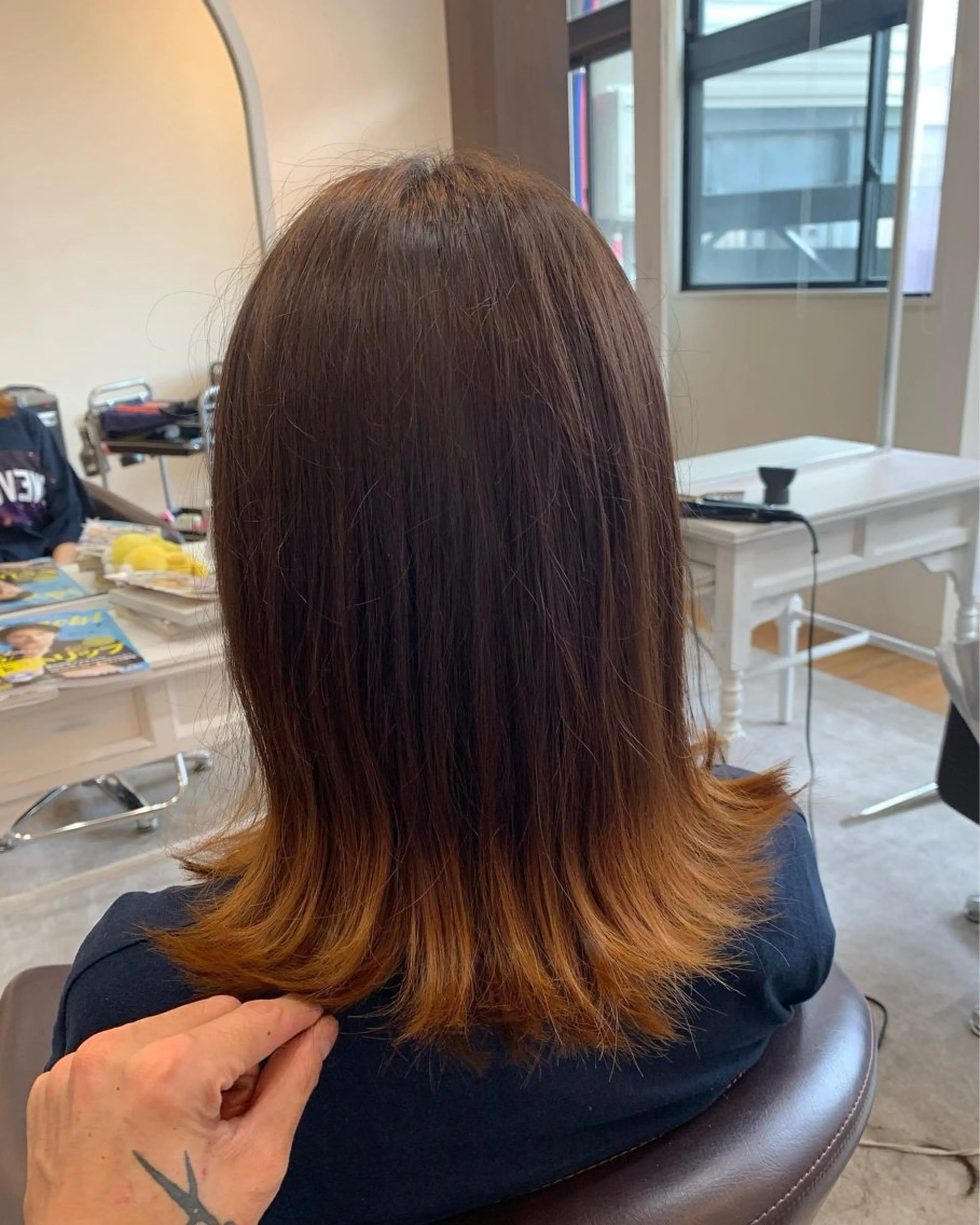ミディアム カラー 大政源氏🌈✨ Genjiのヘアスタイル