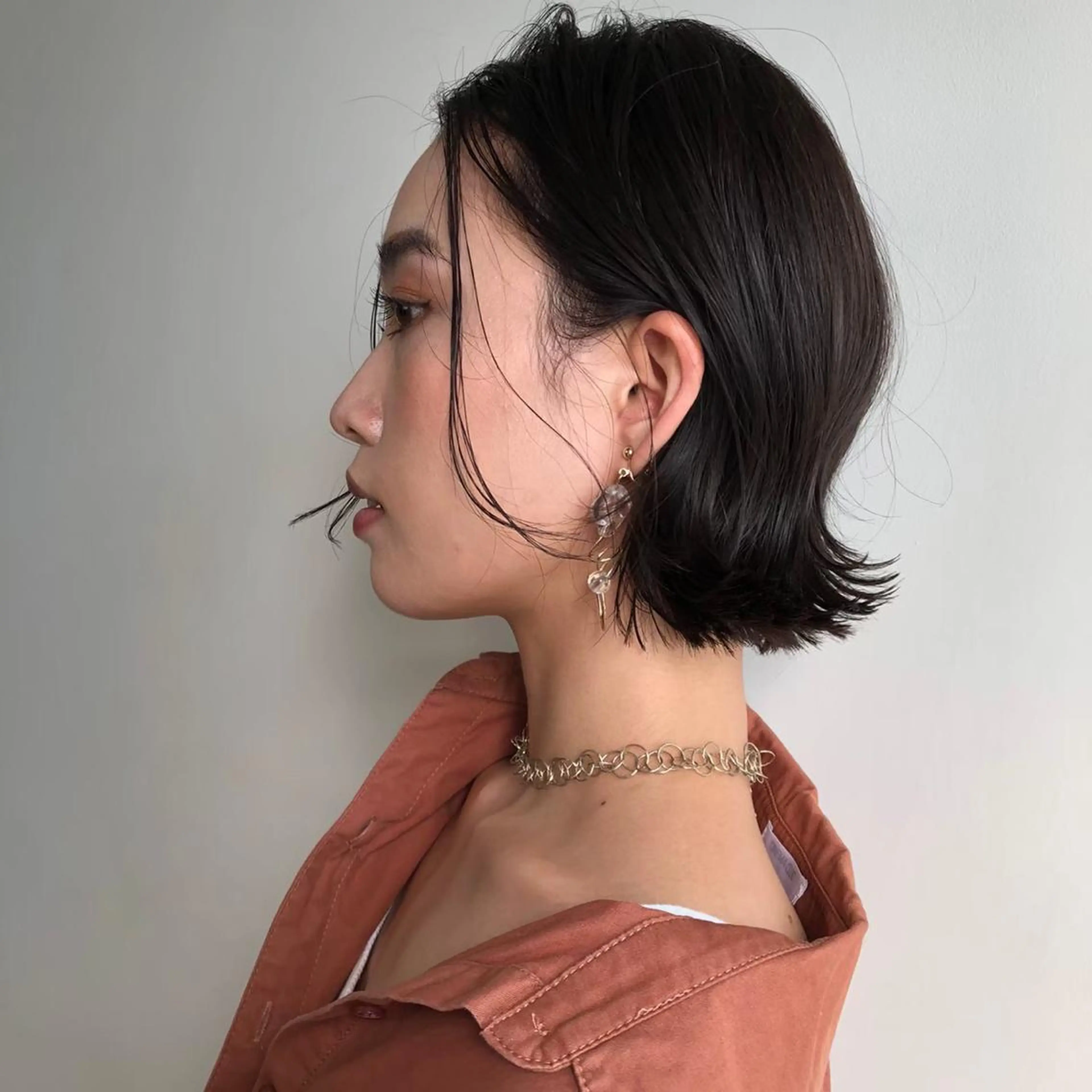 ショート カット ヘアカラー レイヤーカット 早崎太生のヘアスタイル