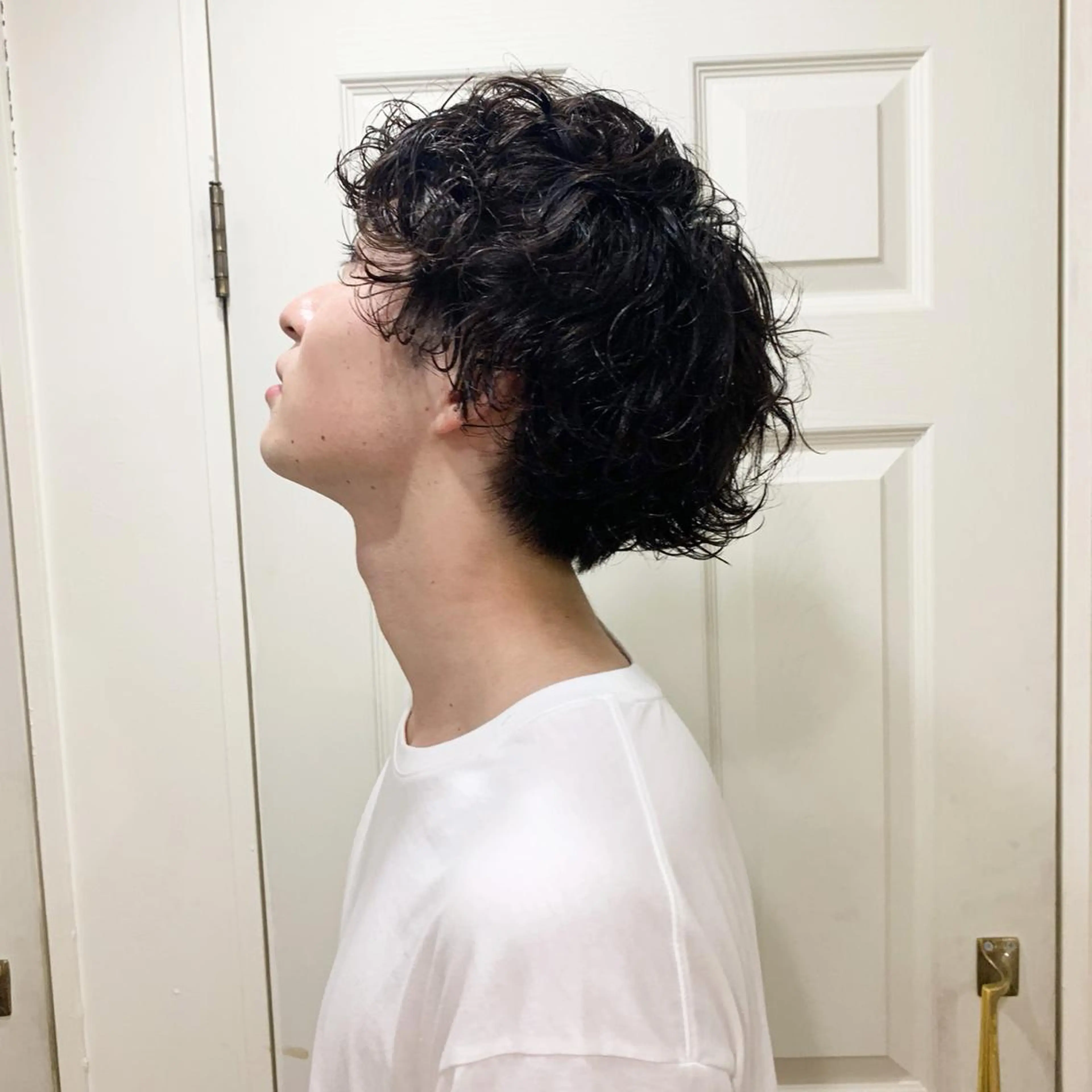 パーマ メンズ カット パーマ スパイキーショート/ メンズヘア/hugeのヘアスタイル