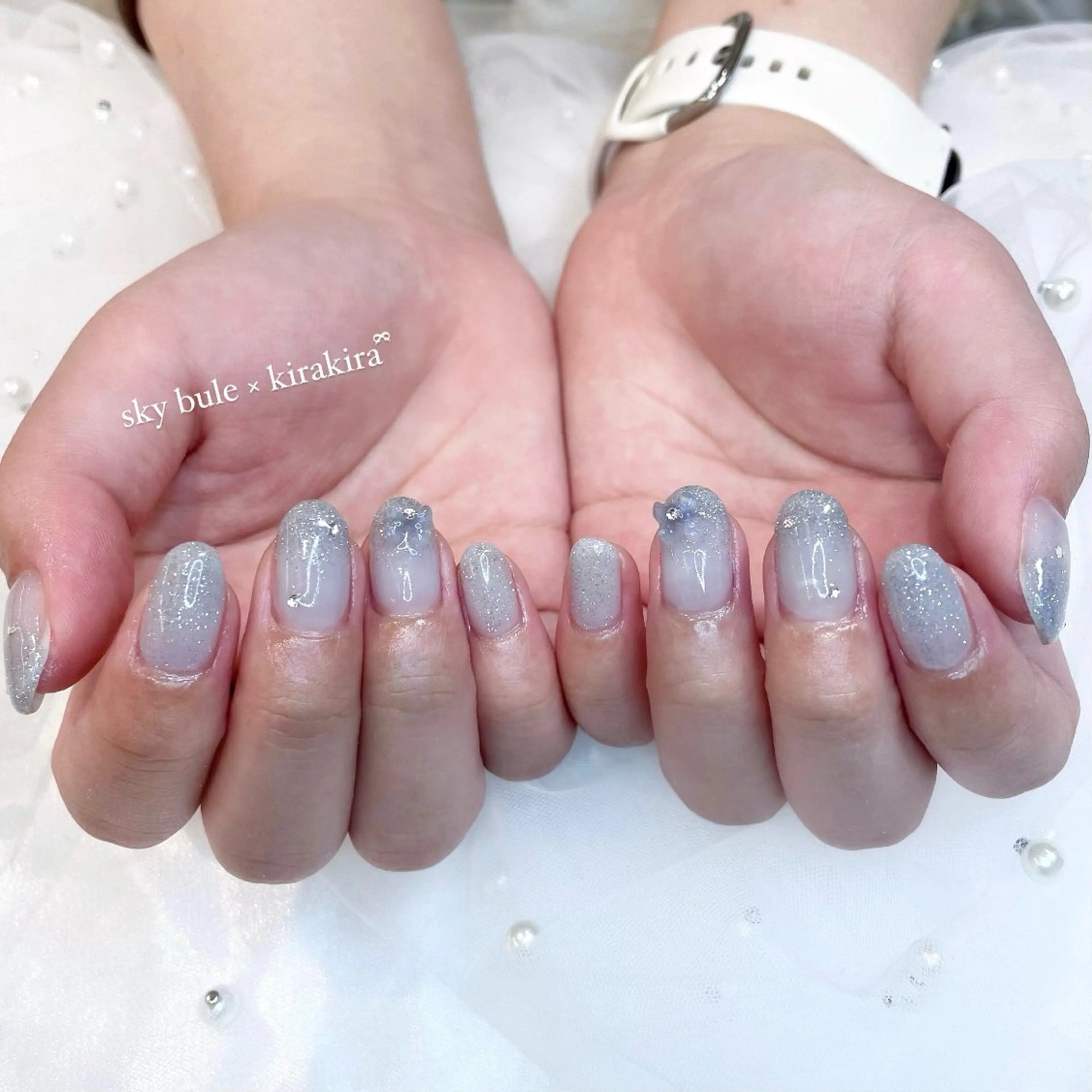 ネイル アートネイル ハンドネイル Tsuki🌙/渋谷 /パラジェルのネイルデザイン