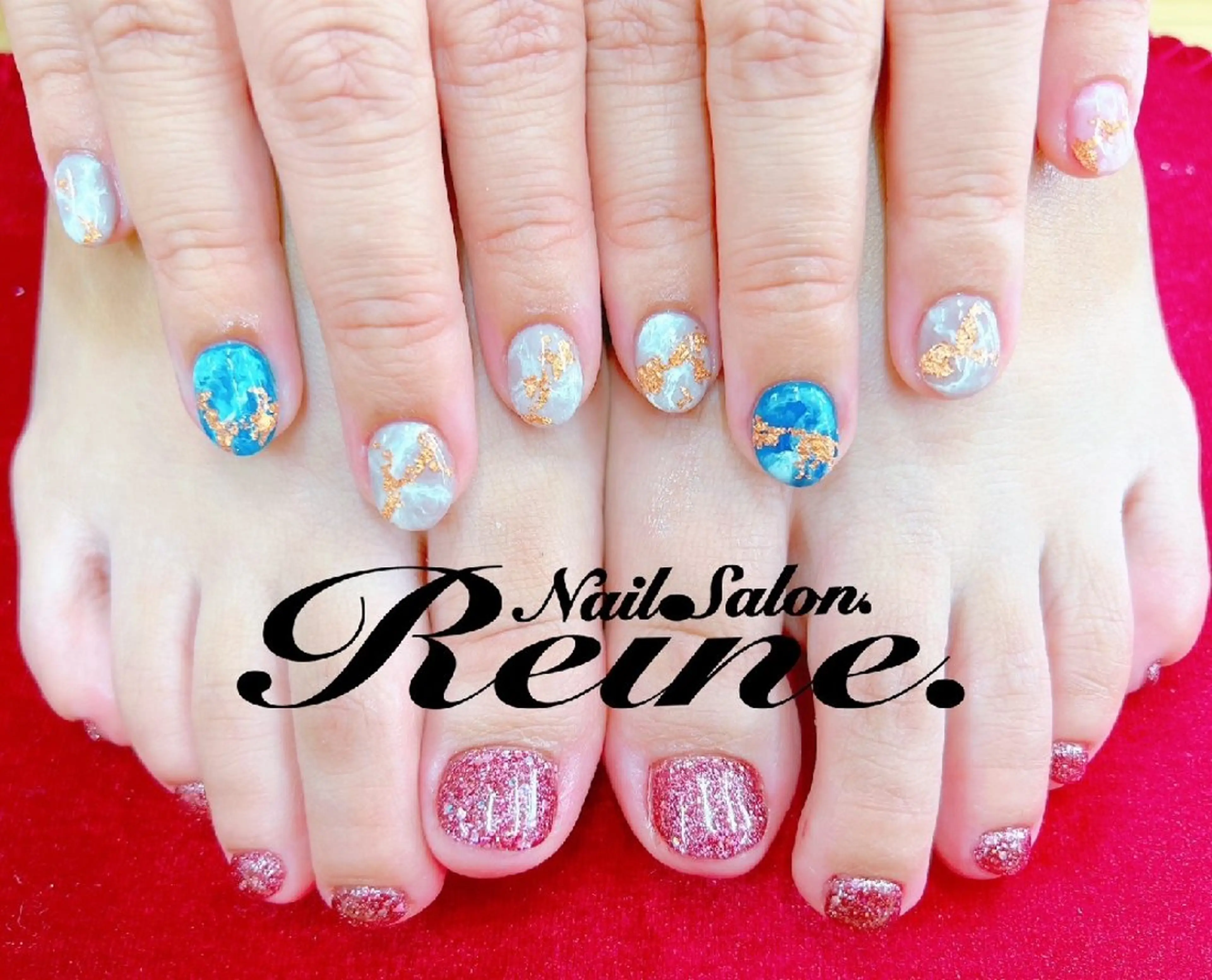 ネイル キラキラネイル Nailsalon Reine所属・玉栄 伶奈のネイルデザイン