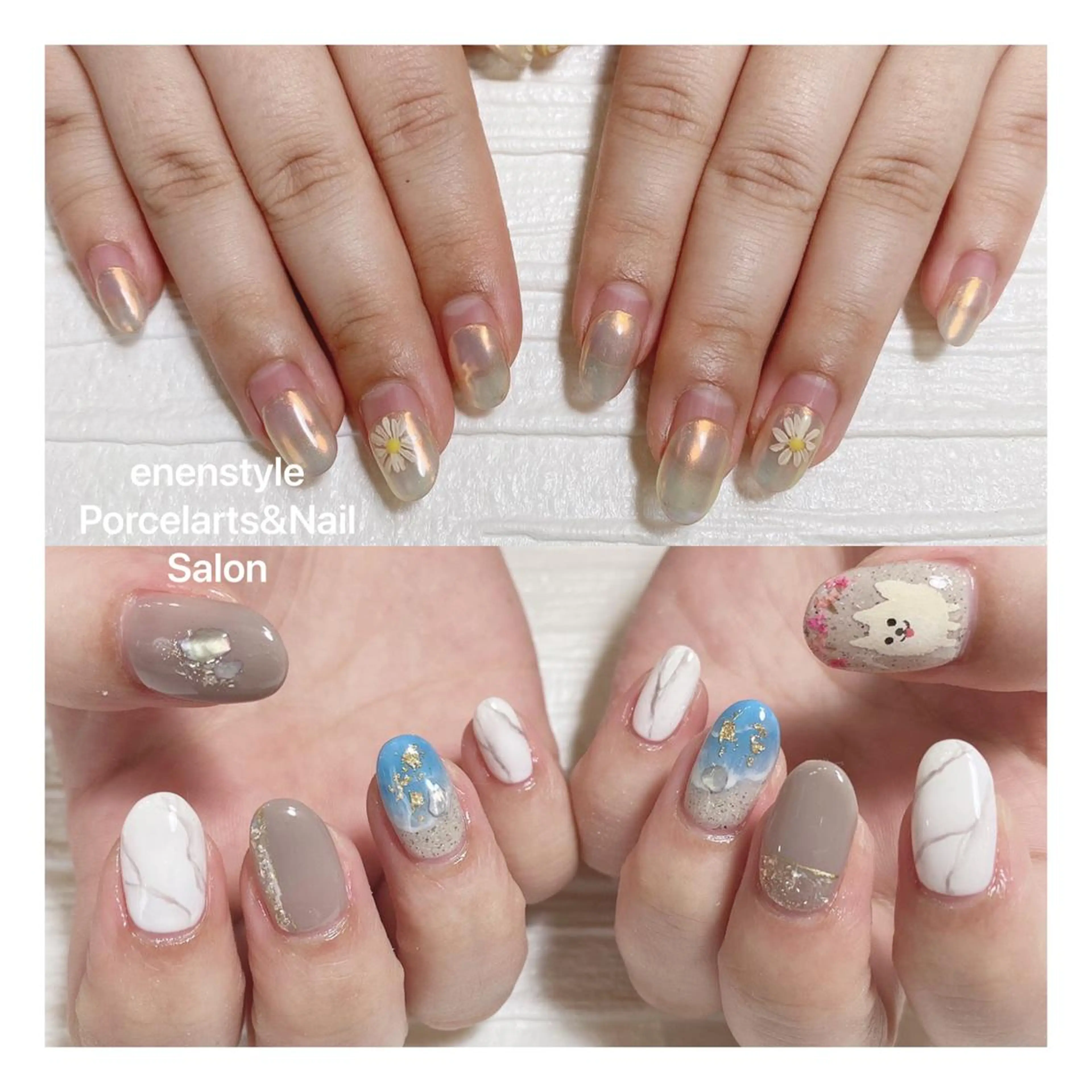 ミディアム ネイル 👑enen style👑のネイルデザイン