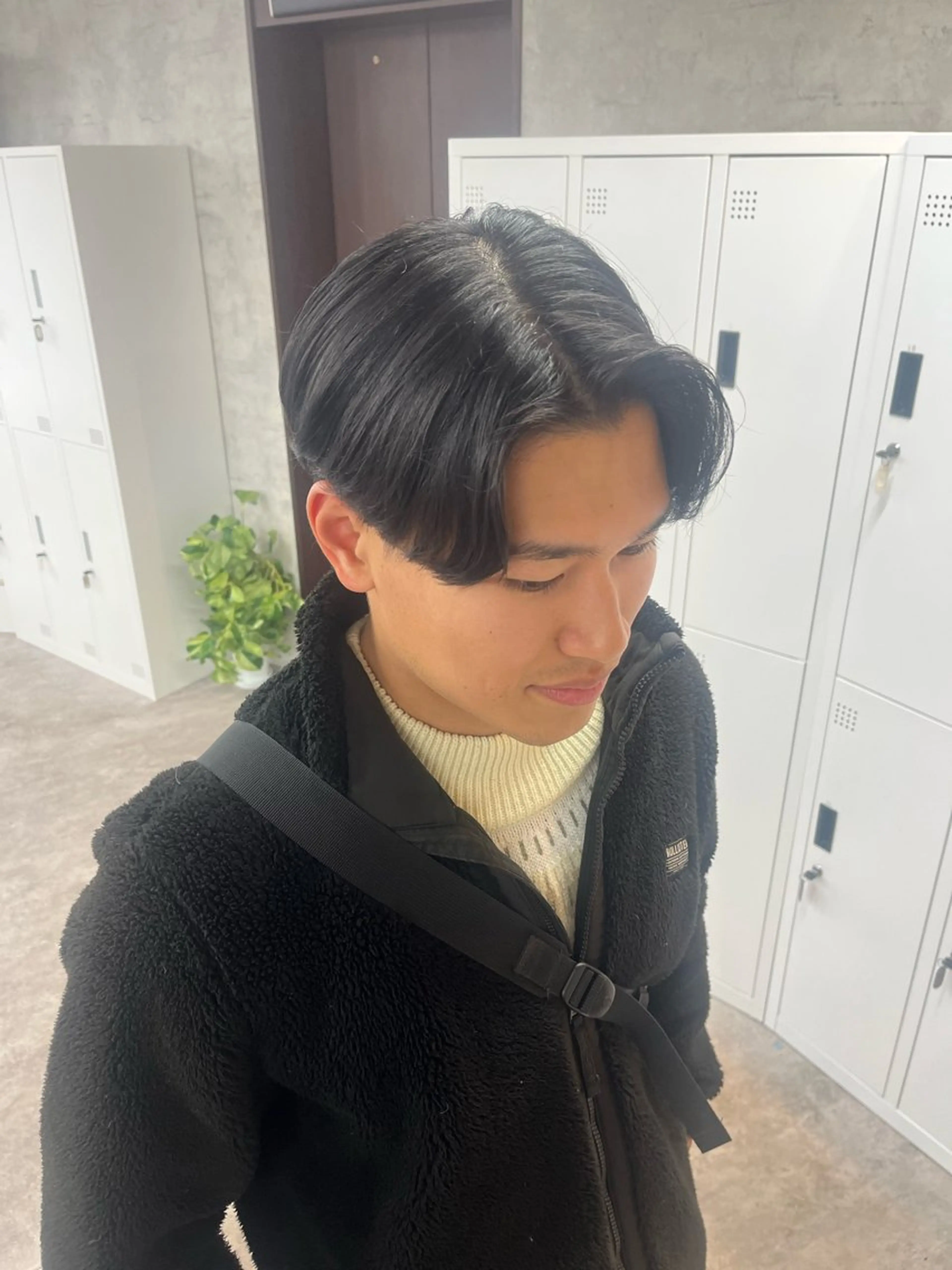 メンズ カット ☘️上村 ☘️髪質 改善/透明感カラーのヘアスタイル