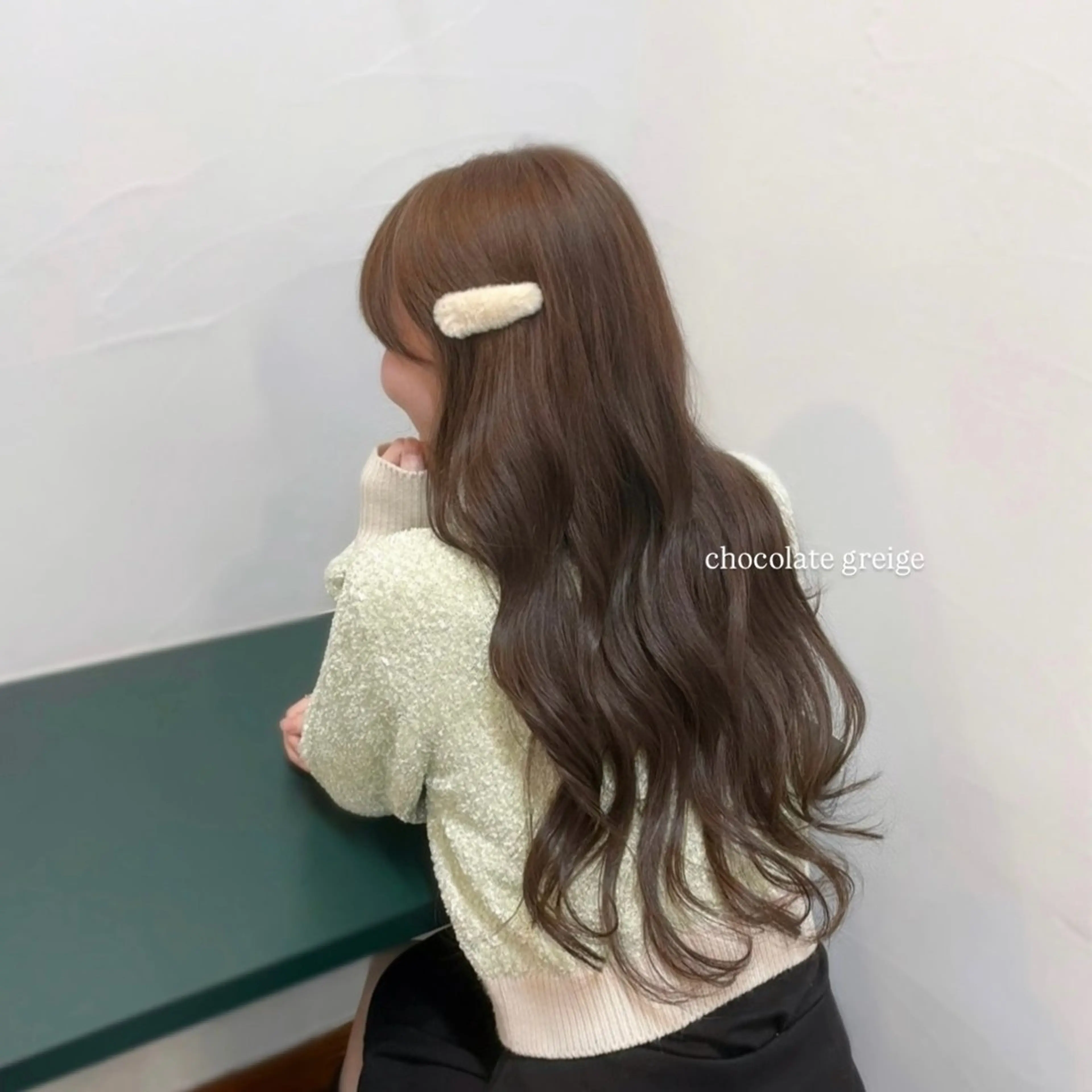 ロング カラー ショコラグレージュ グレージュ ヘアカラー nana ♡のヘアスタイル