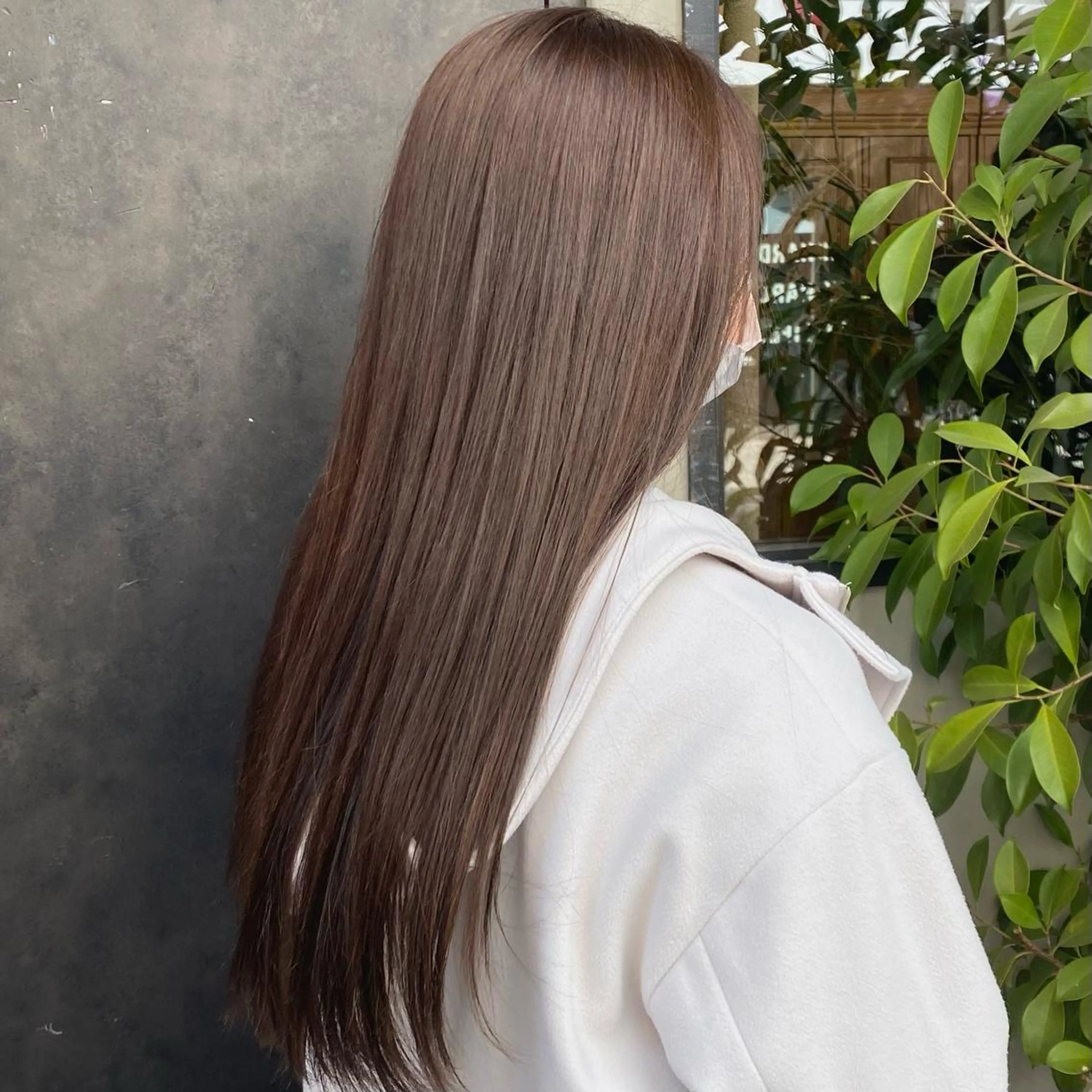 ロング カラー カット ヘアカラー 比嘉 陽のヘアスタイル