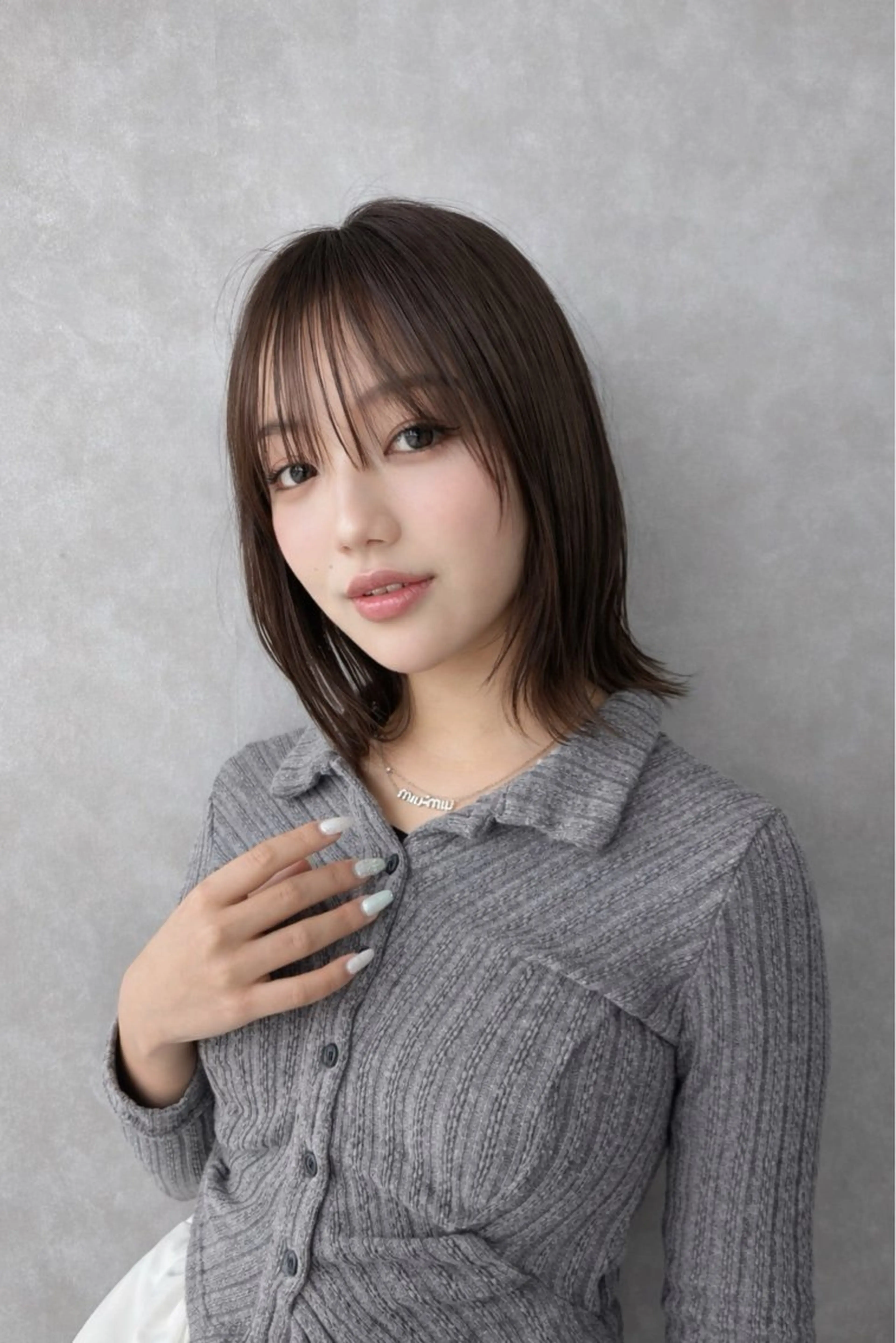 ミディアム カラー 具志 知樹のヘアスタイル