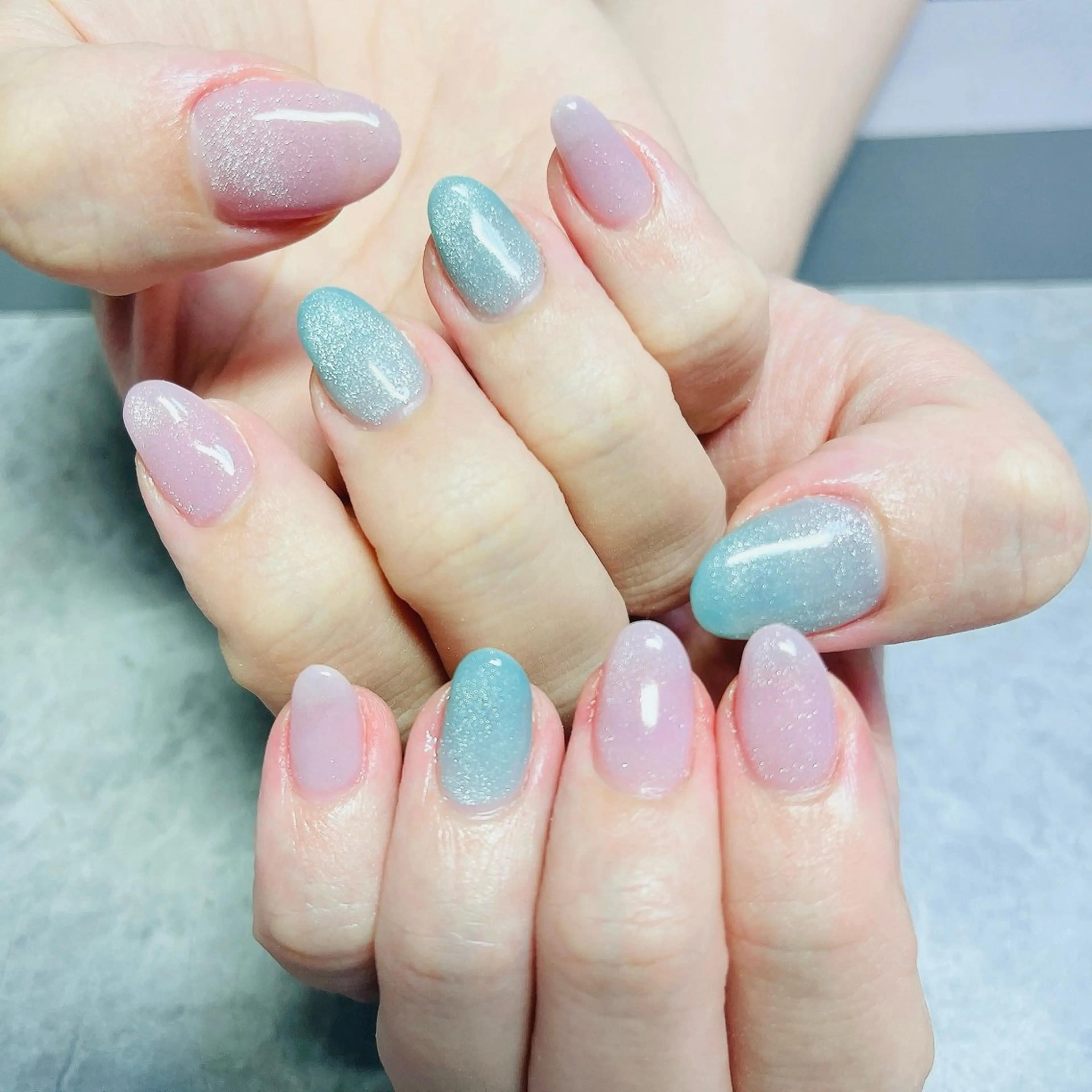 ネイル マグネットネイル オフィスネイル シンプルネイル ハンドネイル ハンドケア Felice所属・ベテランネイル cnc nailのネイルデザイン