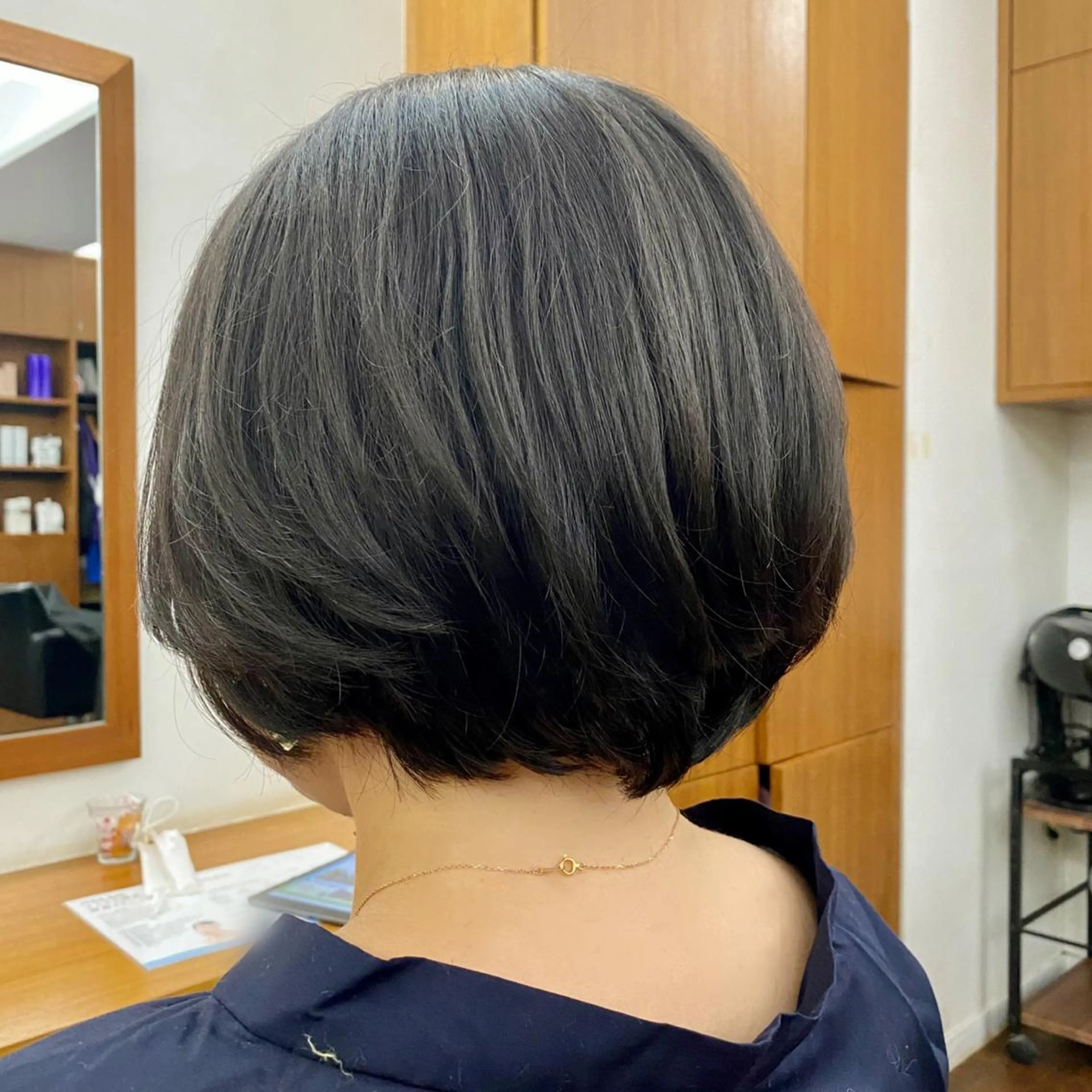 ショート 伸ばしかけ 似合わせレイヤー/ ニュアンスパーマ高倉のヘアスタイル