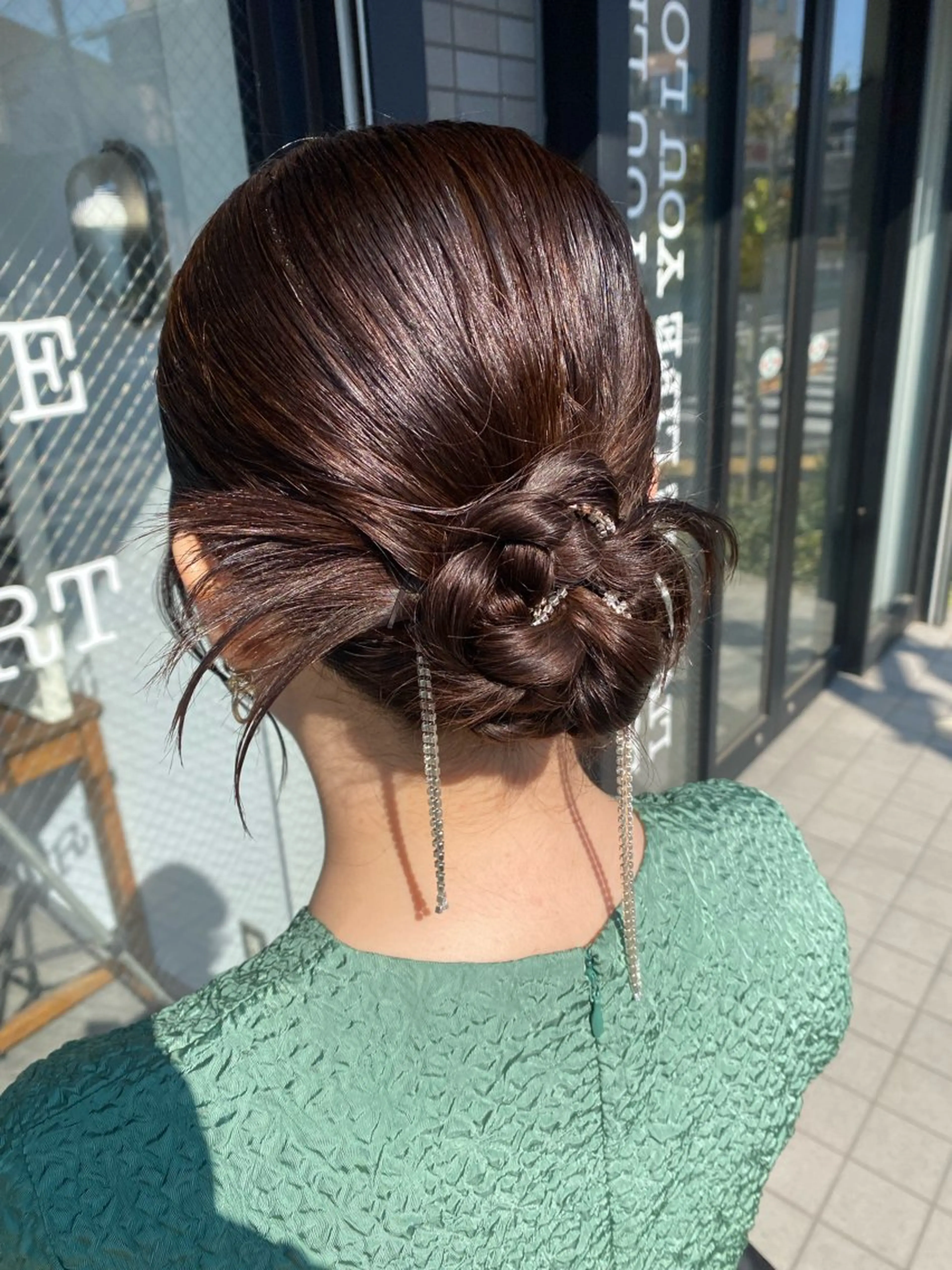 ロング ヘアアレンジ ヘアセット ENV船橋 櫻井ちののヘアスタイル