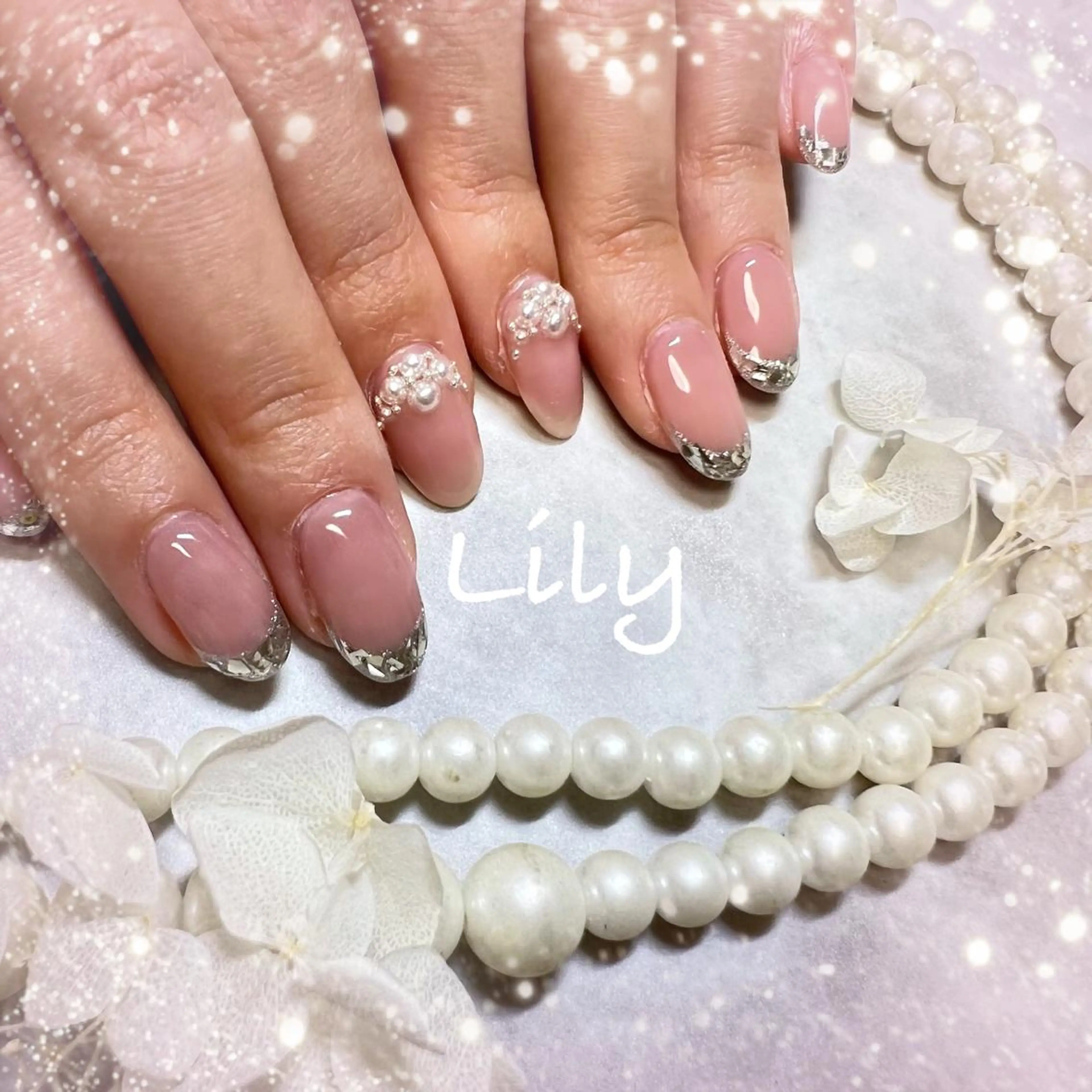 ネイル ハンドネイル Lily*nail 🌻Mii🌻のネイルデザイン