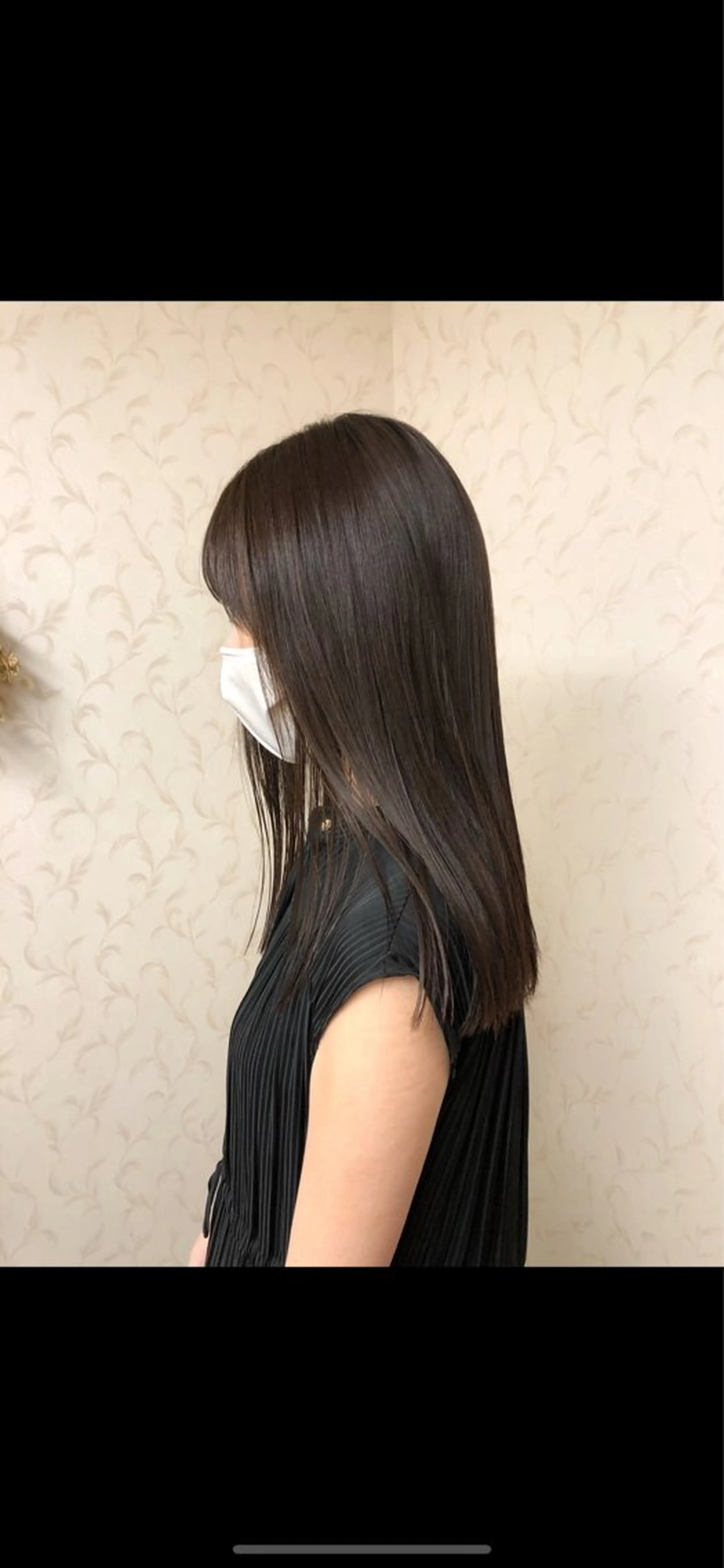 セミロング カラー ヘアカラー トリートメント erika /韓国ヘアのヘアスタイル