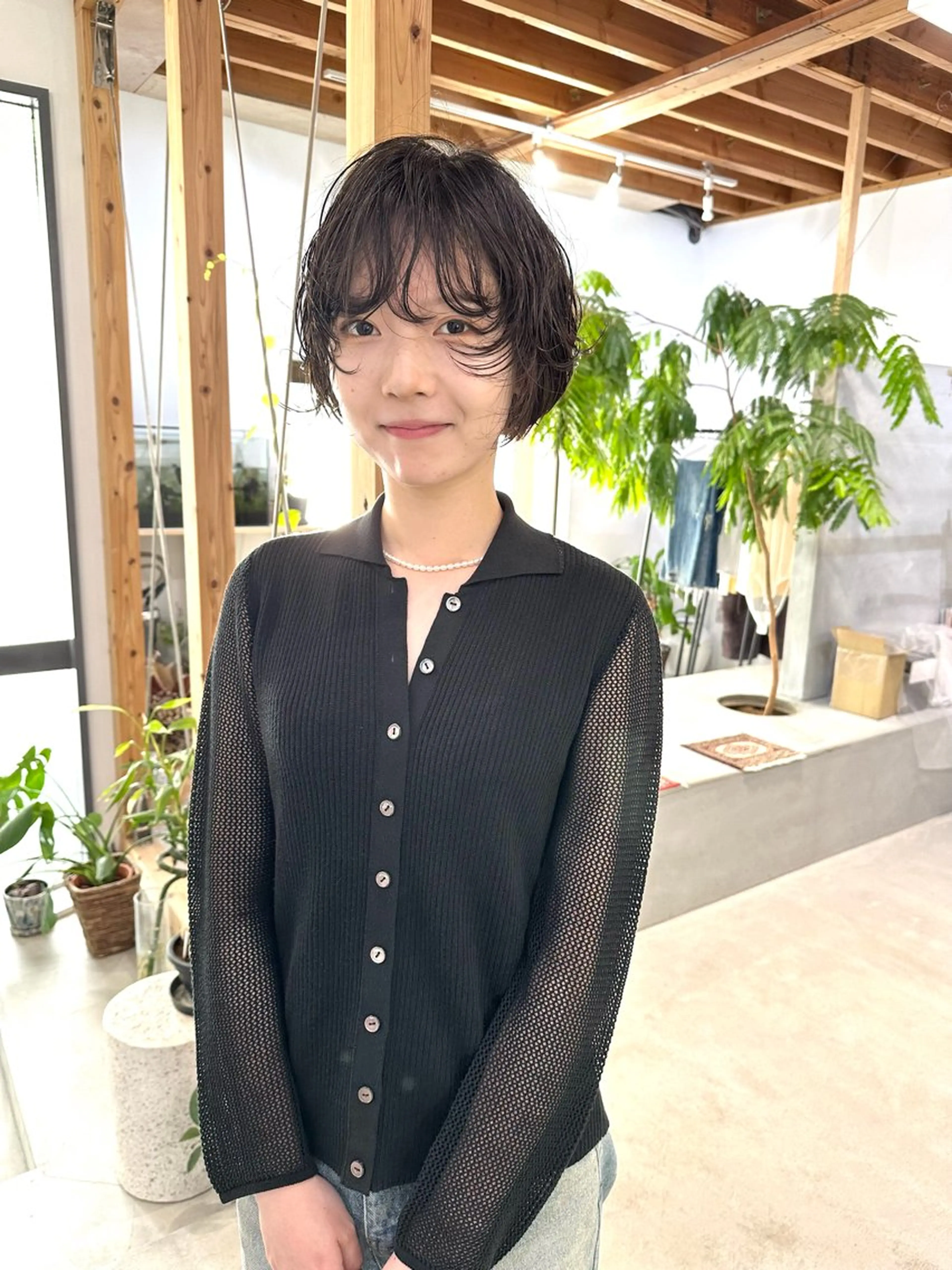 新規初回限定🪡デザインカット＋酸性パーマ＋マイクロバブルの写真