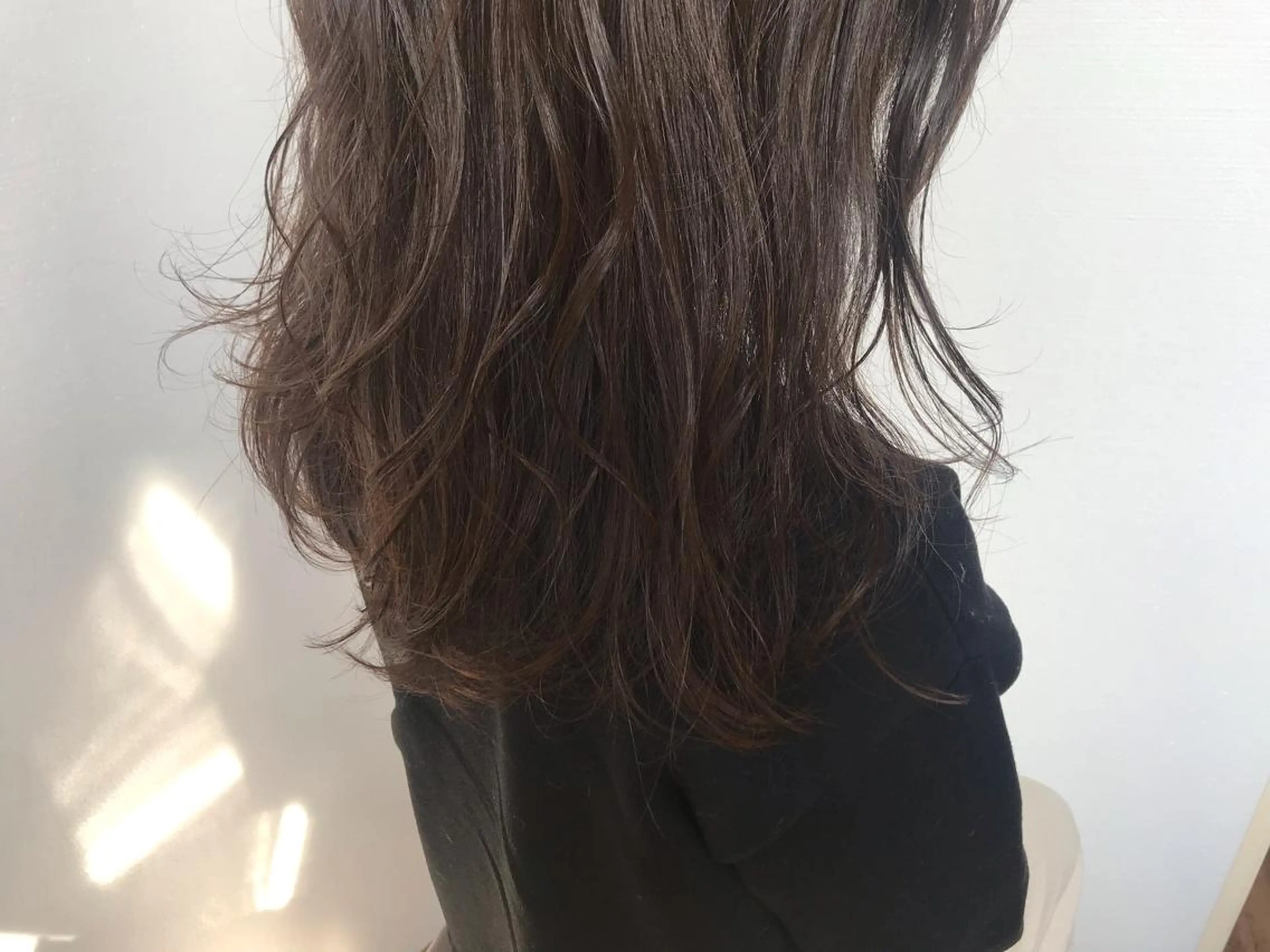 ロング カラー グレージュ カット ヘアカラー トリートメント Une（ユヌ）所属・【Uneユヌ】菊地 春那のヘアスタイル