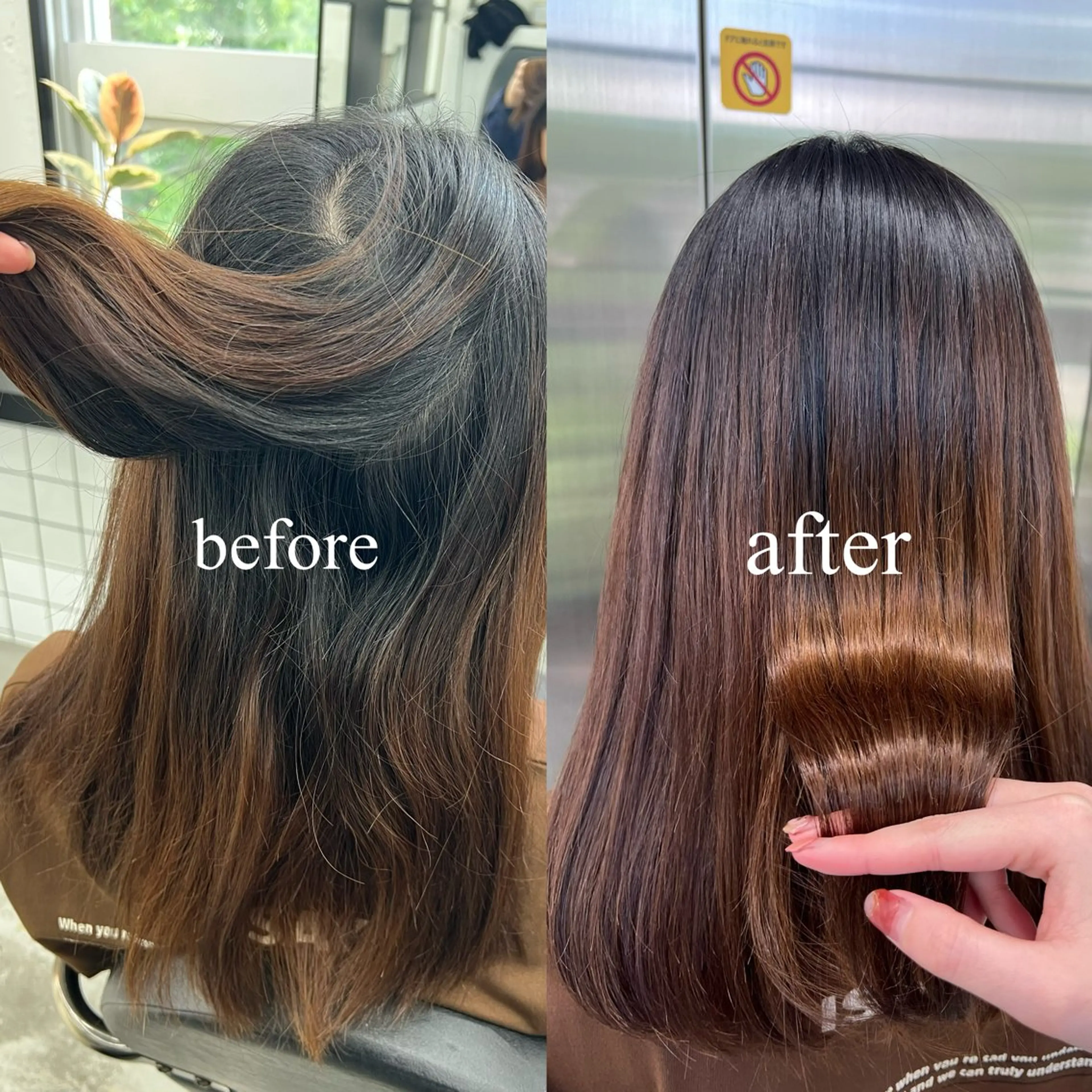 ミディアム 縮毛矯正 カット 縮毛矯正 トリートメント 🌷︎あすか🌷 JILLSTUDIOのヘアスタイル