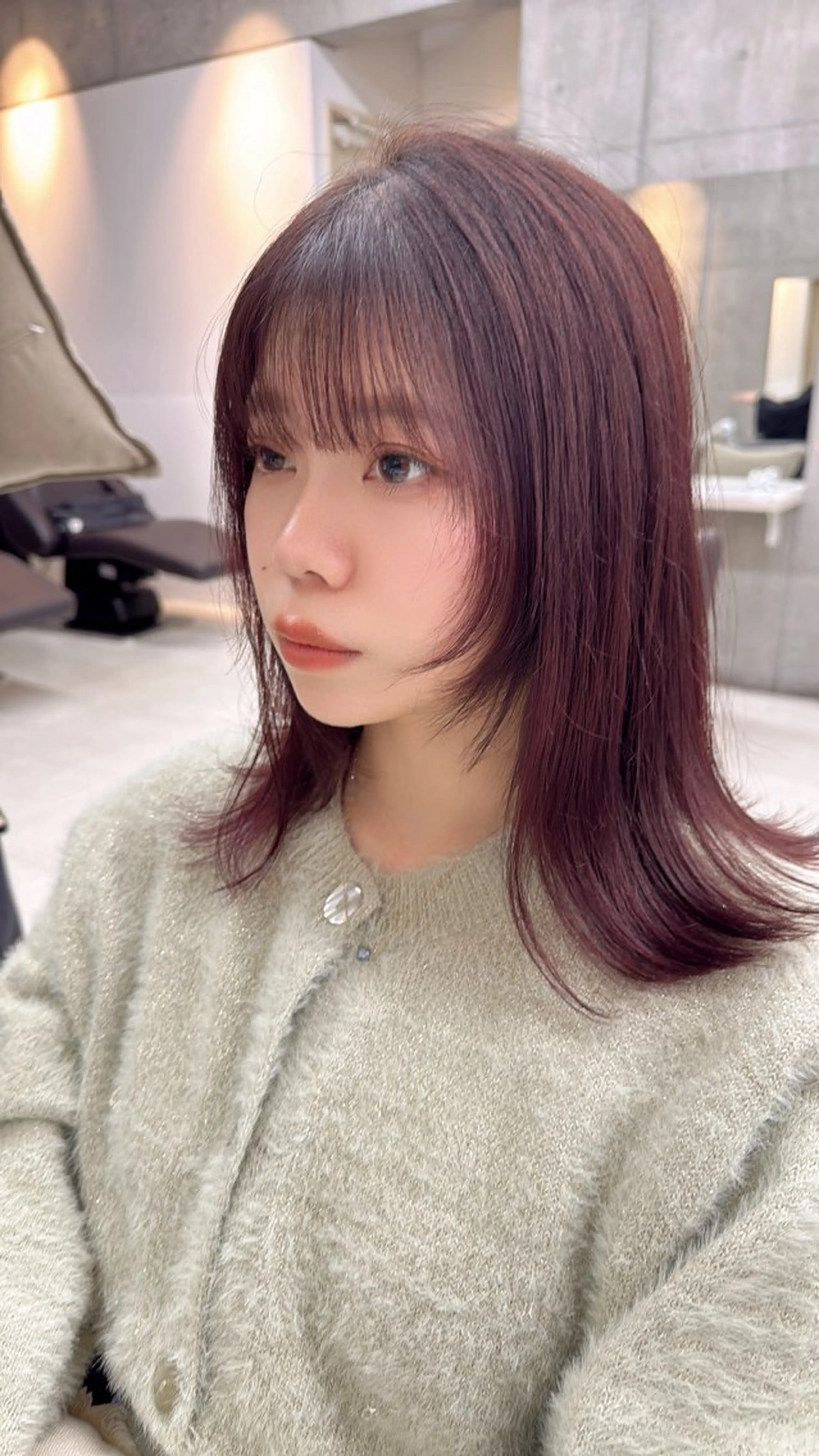 ミディアム うる艶ヘア♡韓国好き 透明感　shotaのヘアスタイル