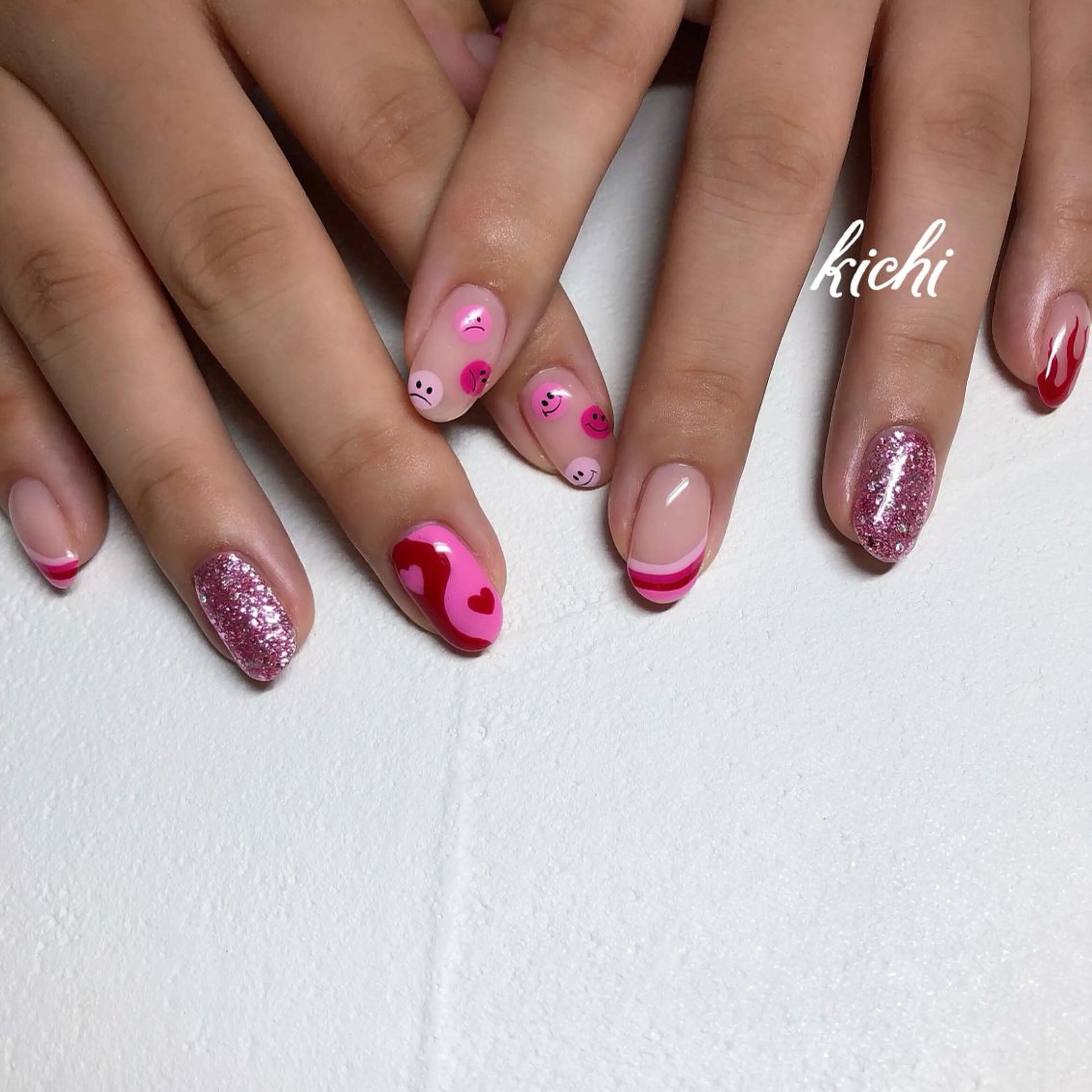 ネイル kichi･: *のネイルデザイン