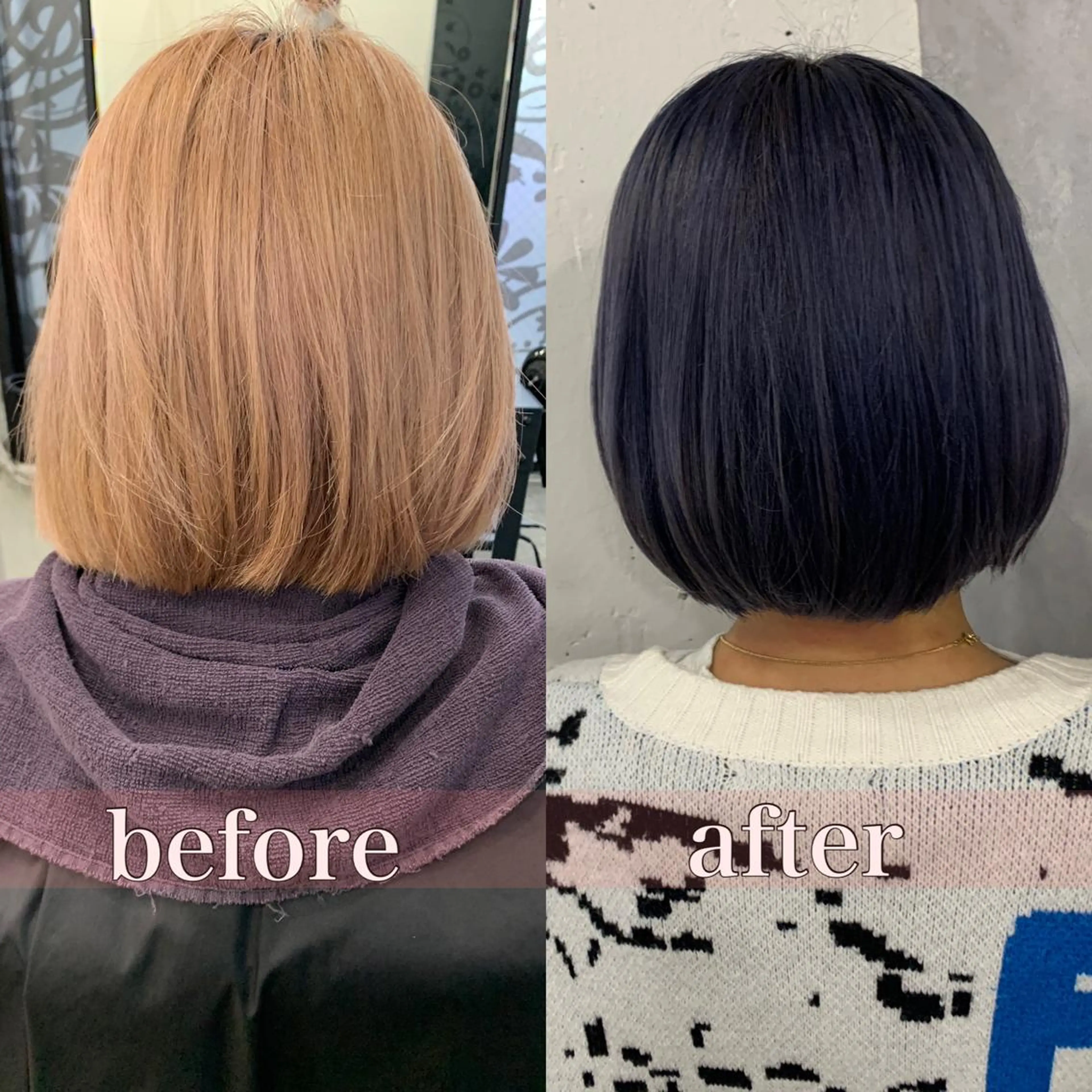 ショート カラー チバ ヒロトのヘアスタイル