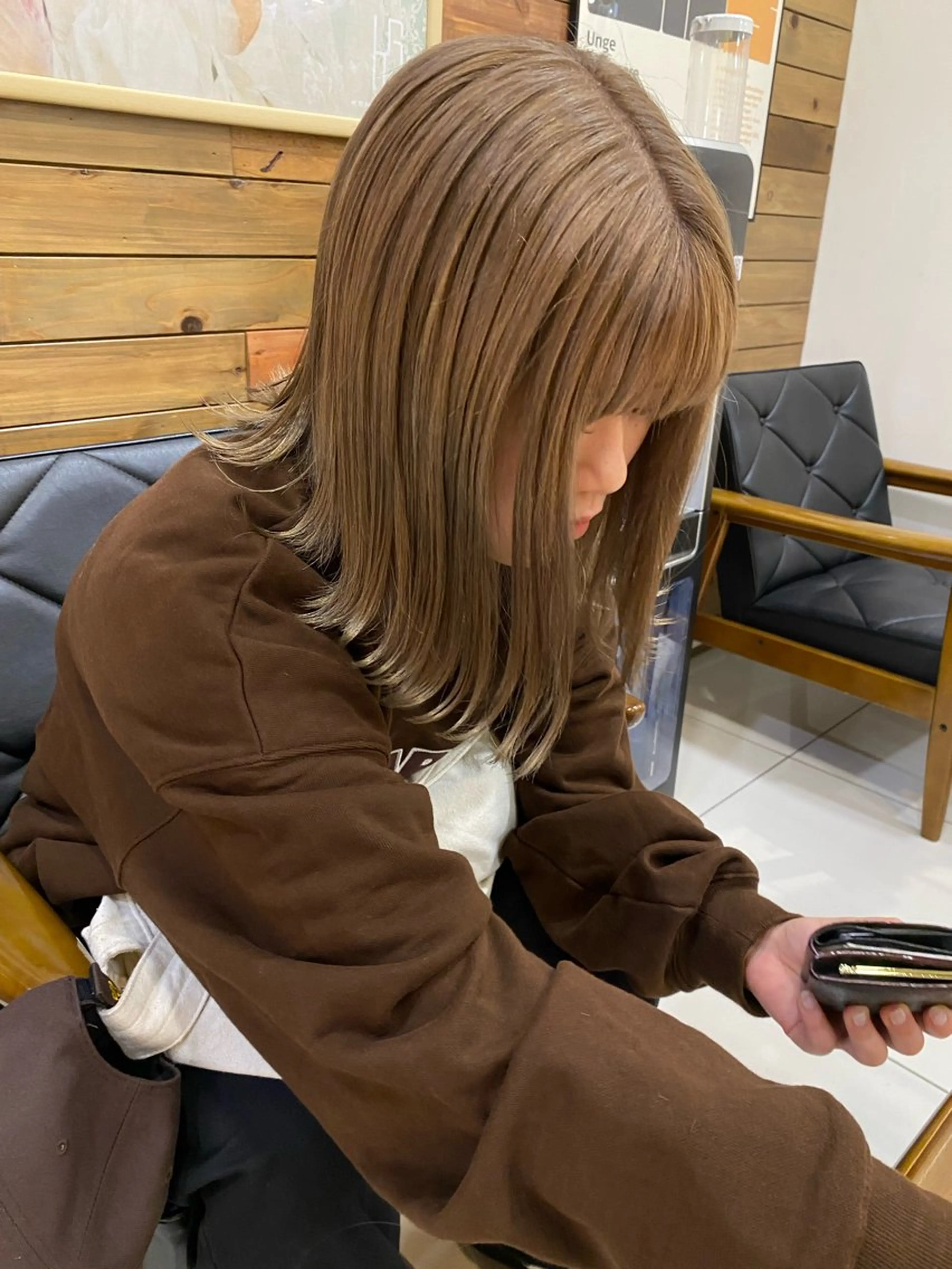 ミディアム カラー riho/ブリーチ/ デザインカラー/辻堂のヘアスタイル