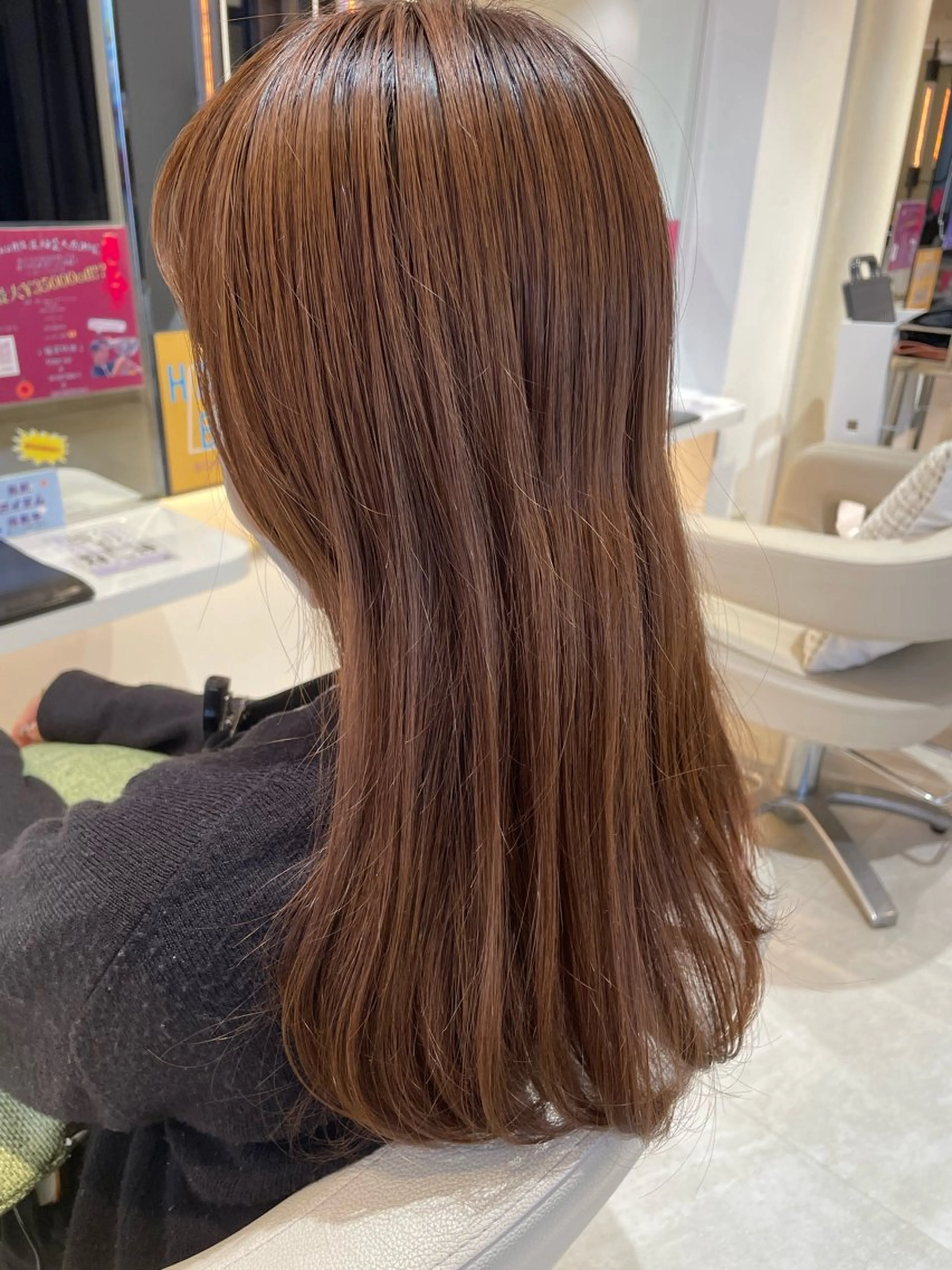 ロング 髪質改善・縮毛矯正 濱　泰賀のヘアスタイル