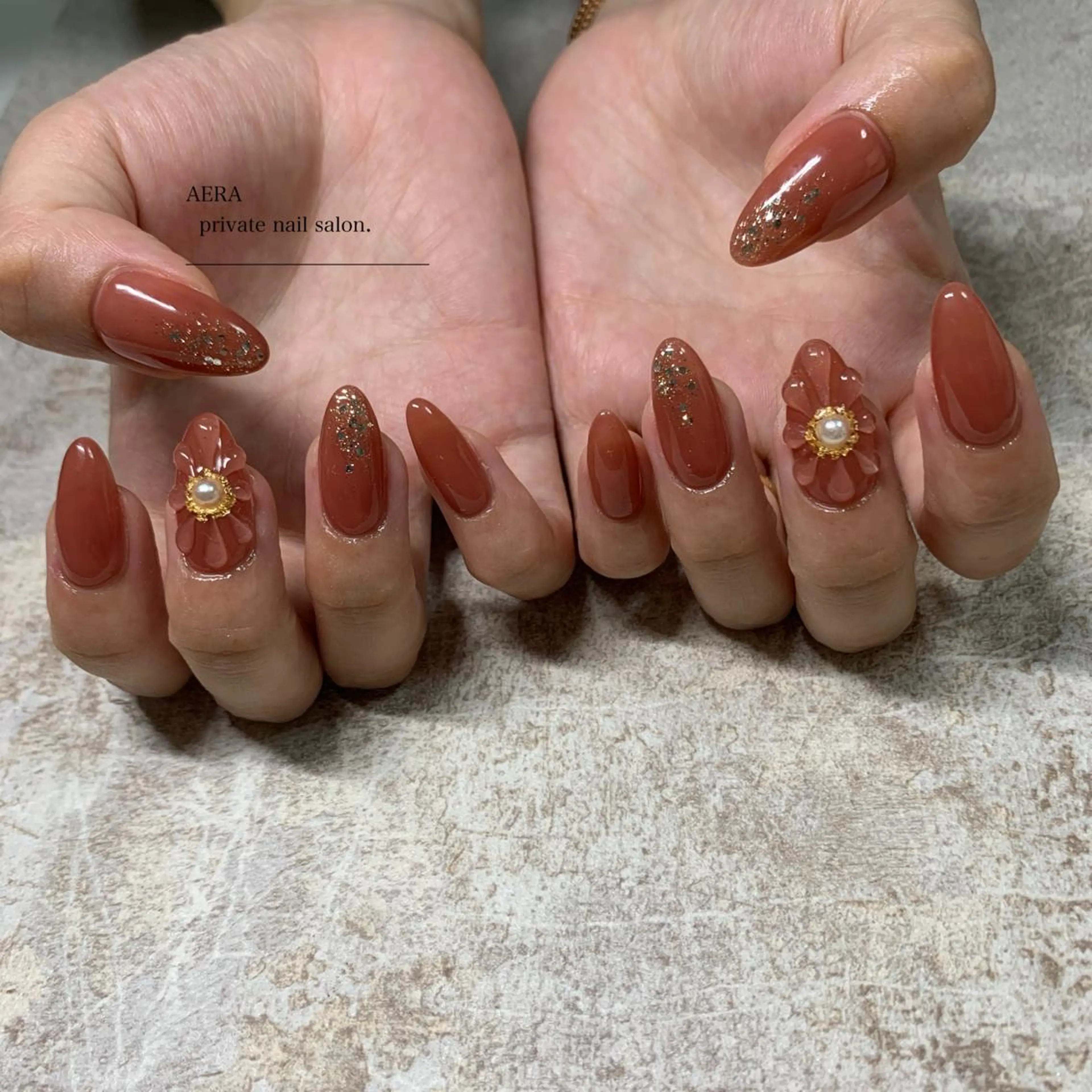 ネイル AERA nail shino🐱⸝꙳のネイルデザイン
