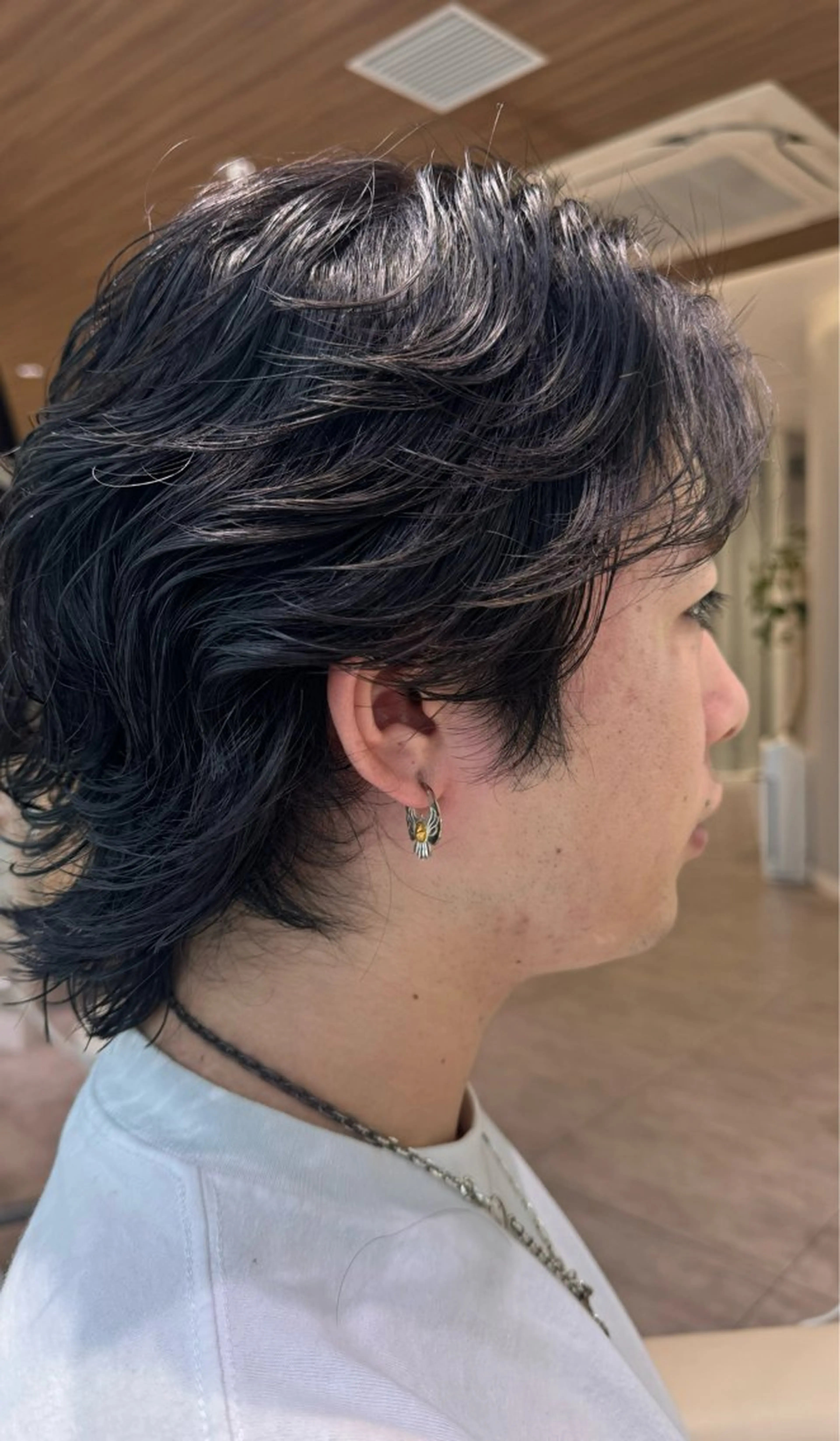パーマ メンズ カット 枦山 晴稀のヘアスタイル