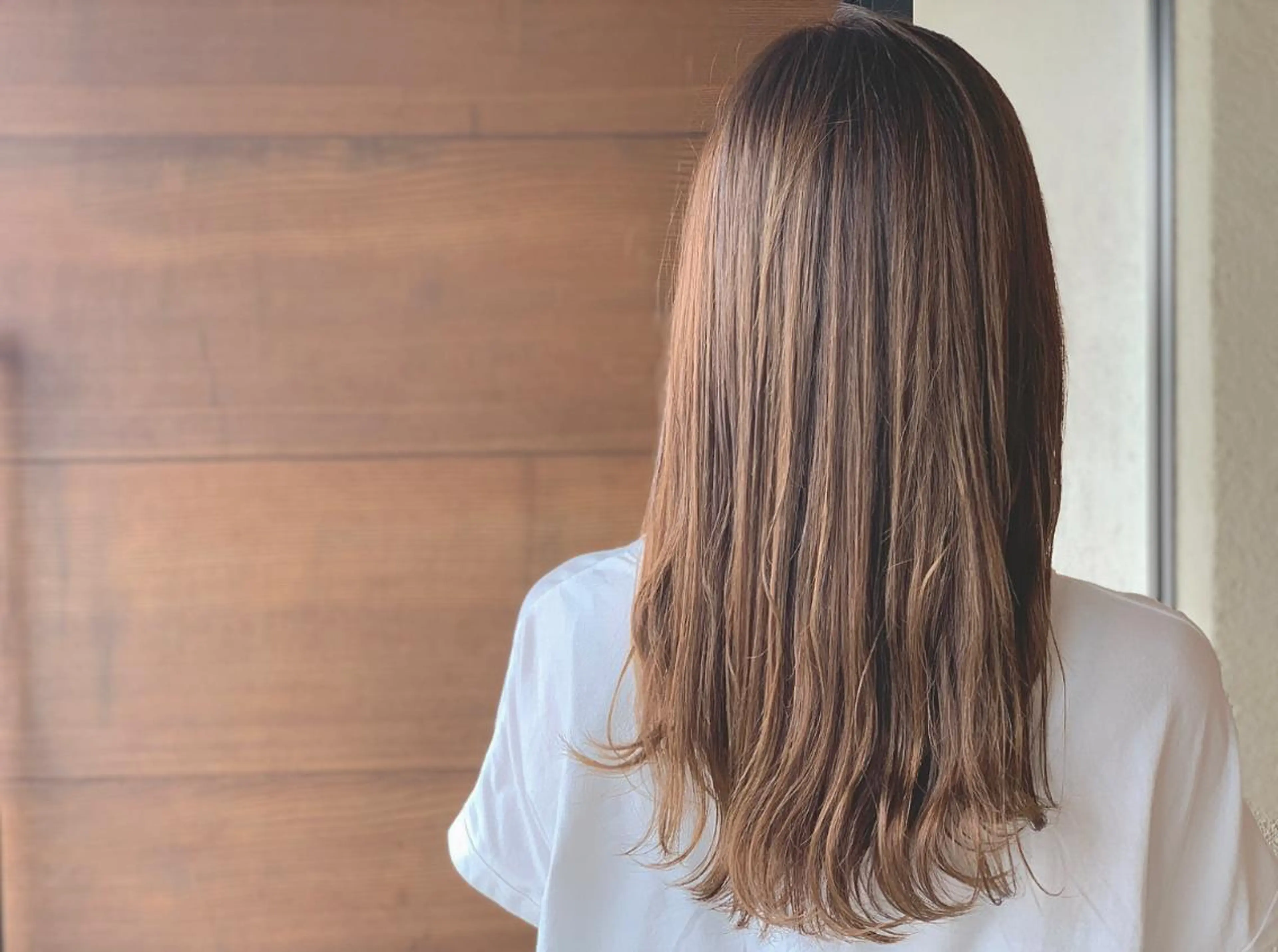 ロング カラー ベージュカラー ピンクカラー ピンクベージュ 悠 亜のマツエク・マツパデザイン