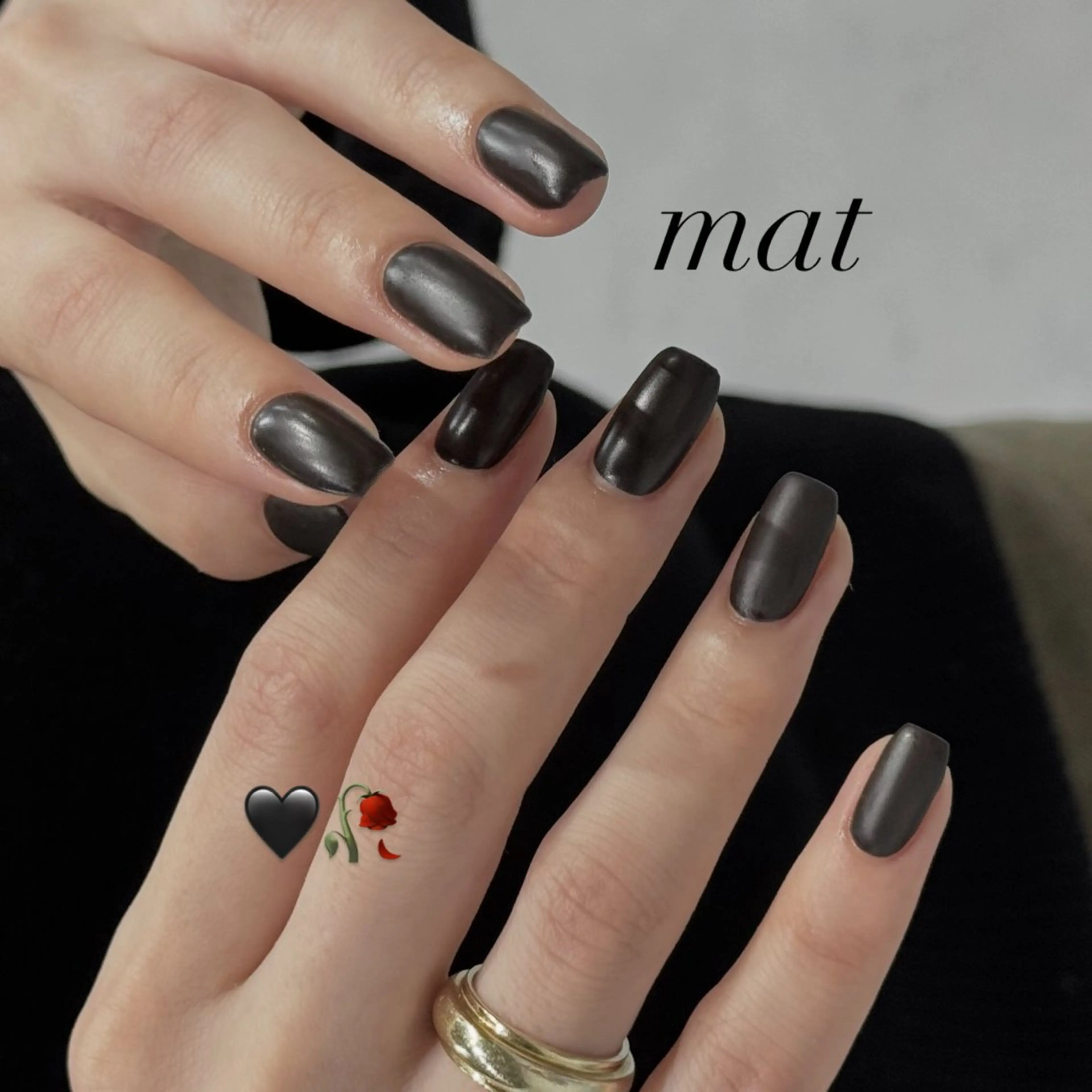 ネイル マットネイル ワンカラーネイル HARUKA ネイリスト福岡/薬院のネイルデザイン