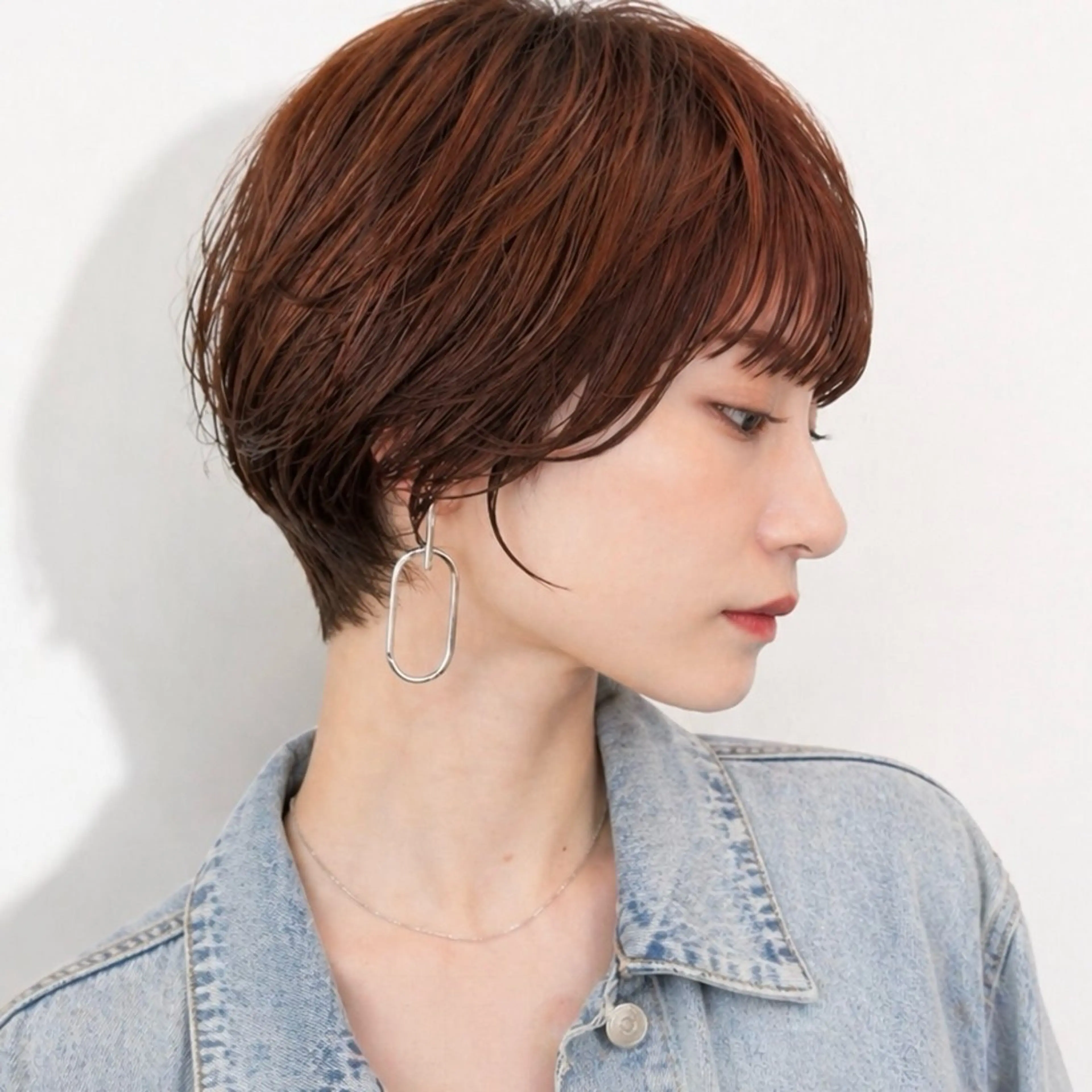 ショート カラー パーマ カット ヘアカラー KAKKY/ショート レイヤー/千種/池下のヘアスタイル