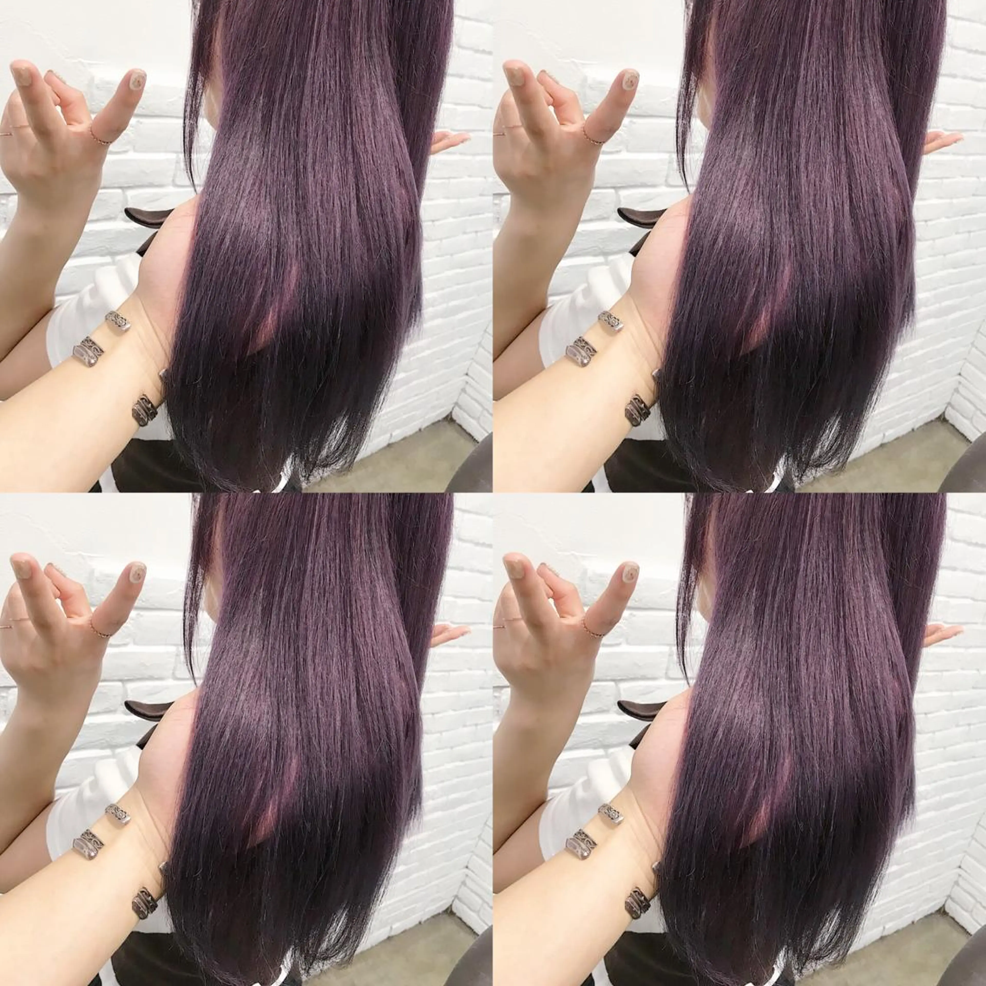 ロング カラー ヘアアレンジ トリートメント TAKUMAブリーチ /切りっぱなし🪽のヘアスタイル