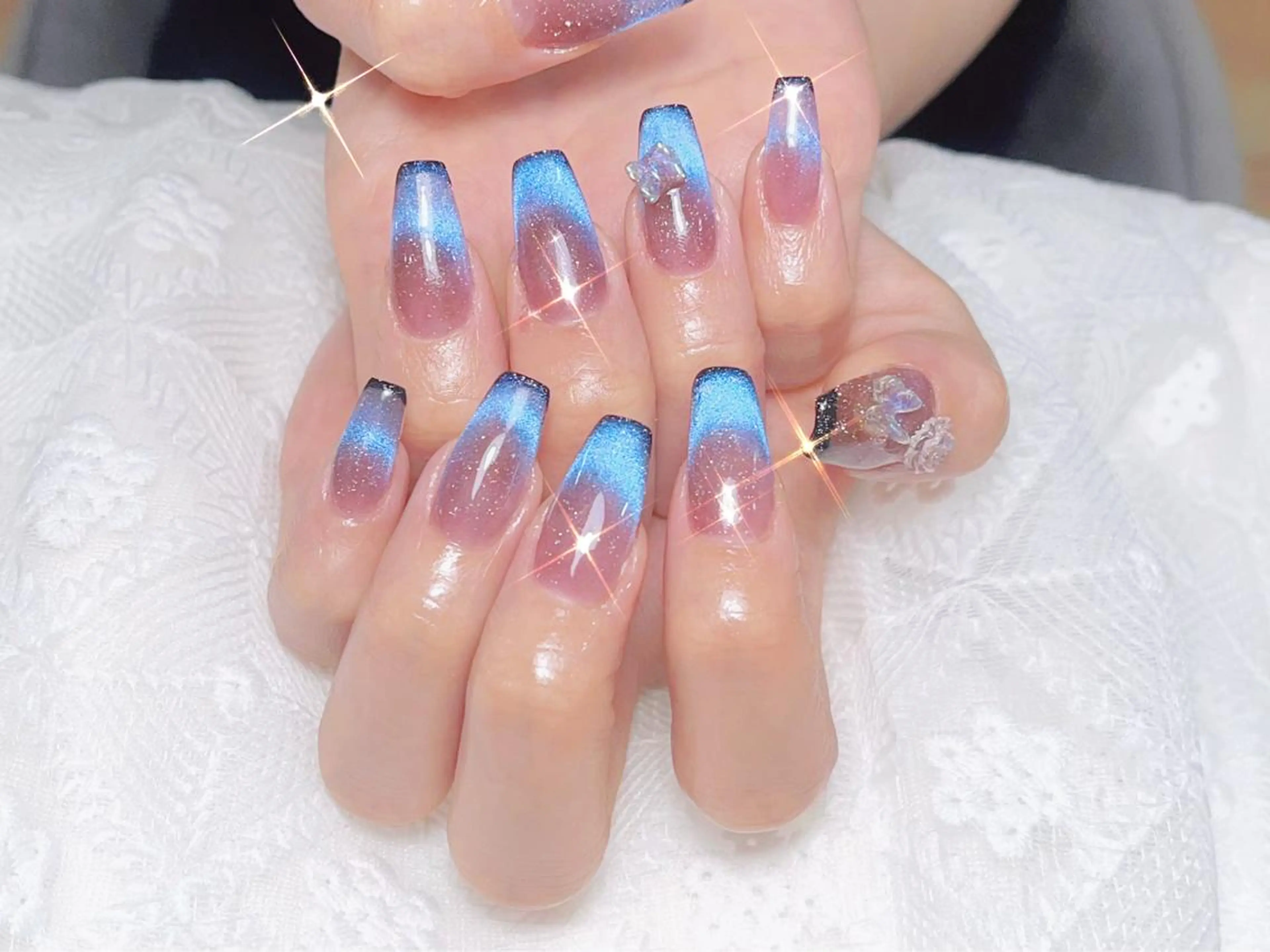 ネイル ジェルネイル マグネットネイル ToliyDeliy Nail Salonのネイルデザイン