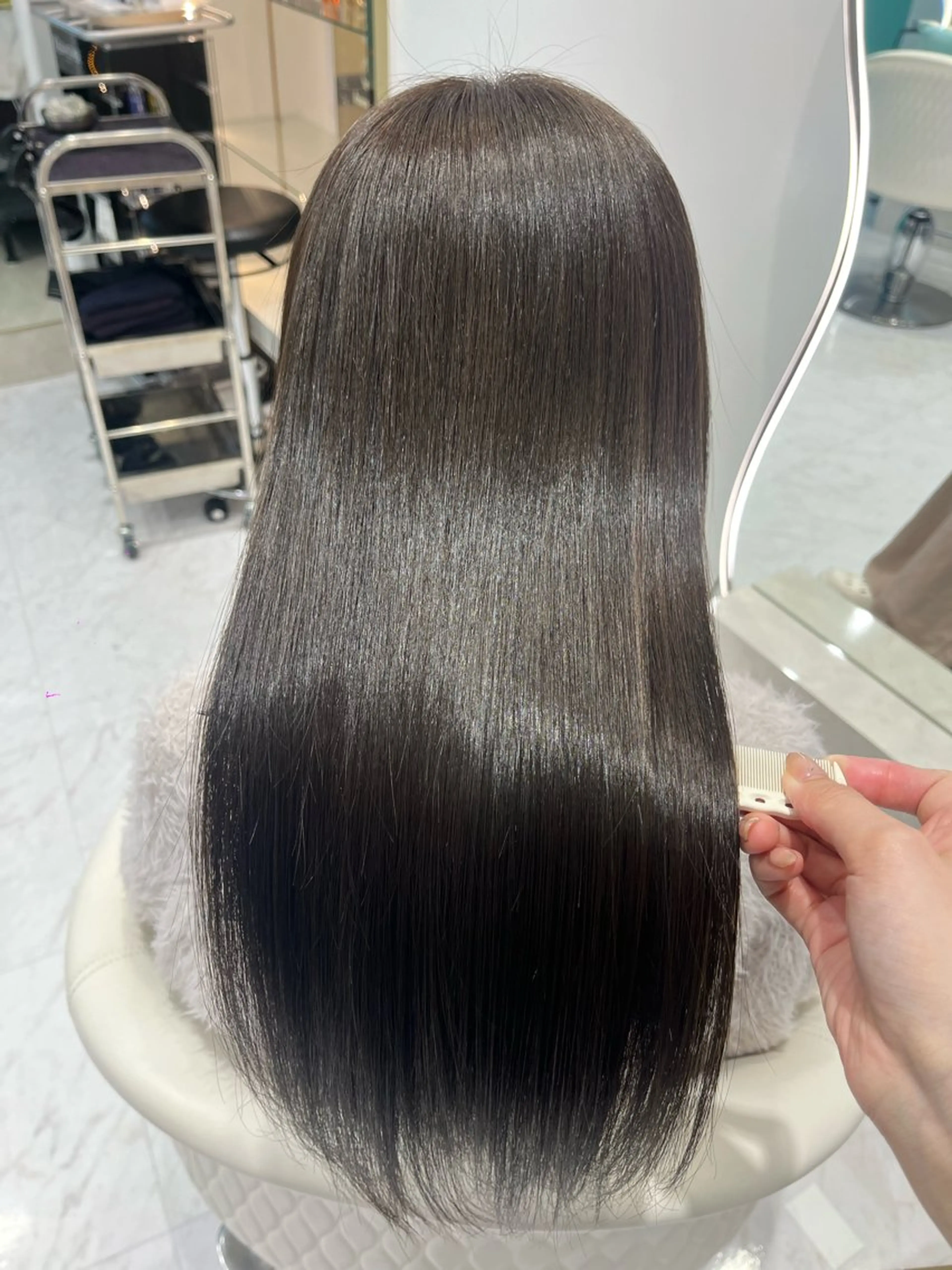 ロング カラー 名駅/大人韓国ヘア 艶カラー/Rihoのヘアスタイル