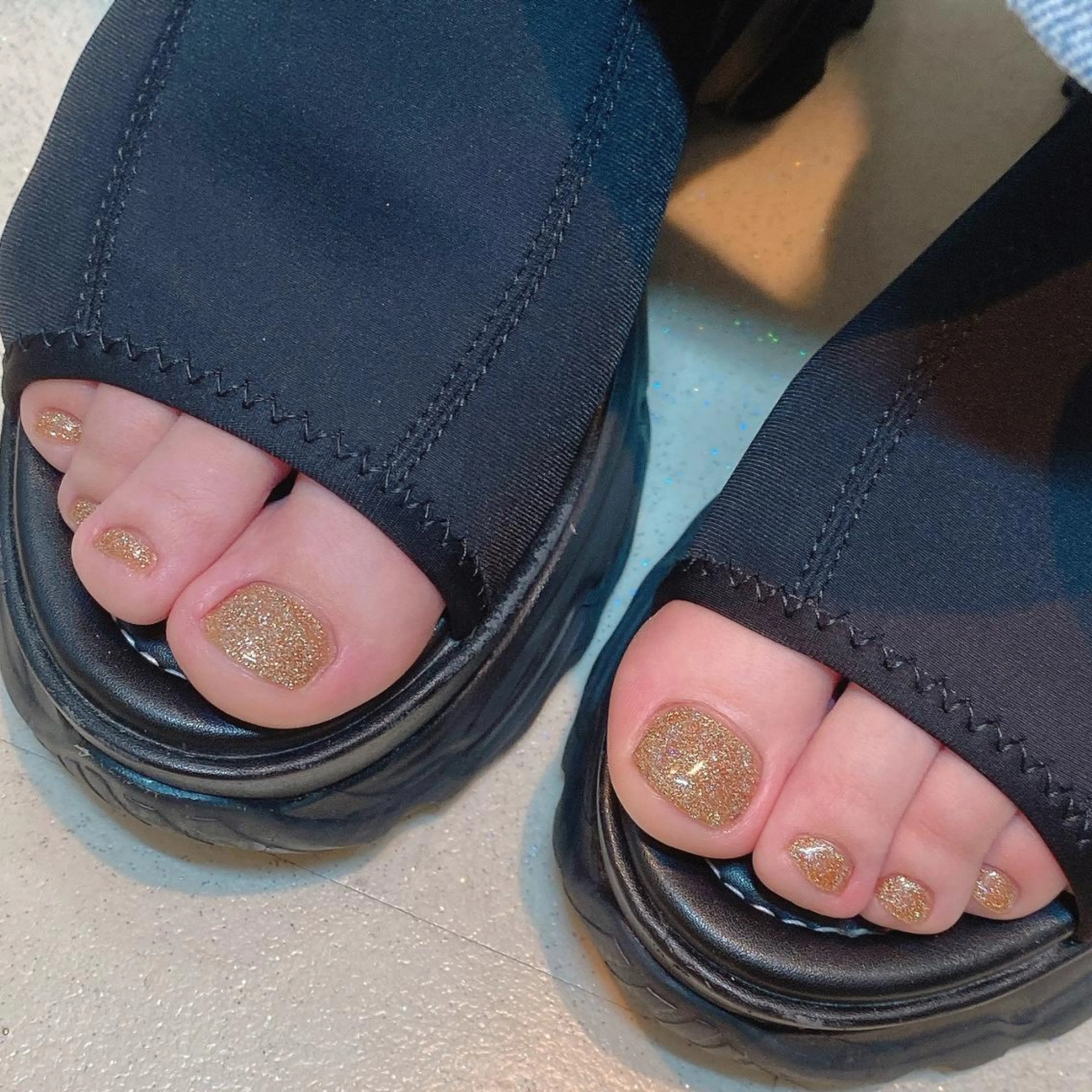 【新規】　オフなし　 ワンカラーFoot Gel 平日¥5500/土日祝¥6000　※オフ別付替時￥1650の写真