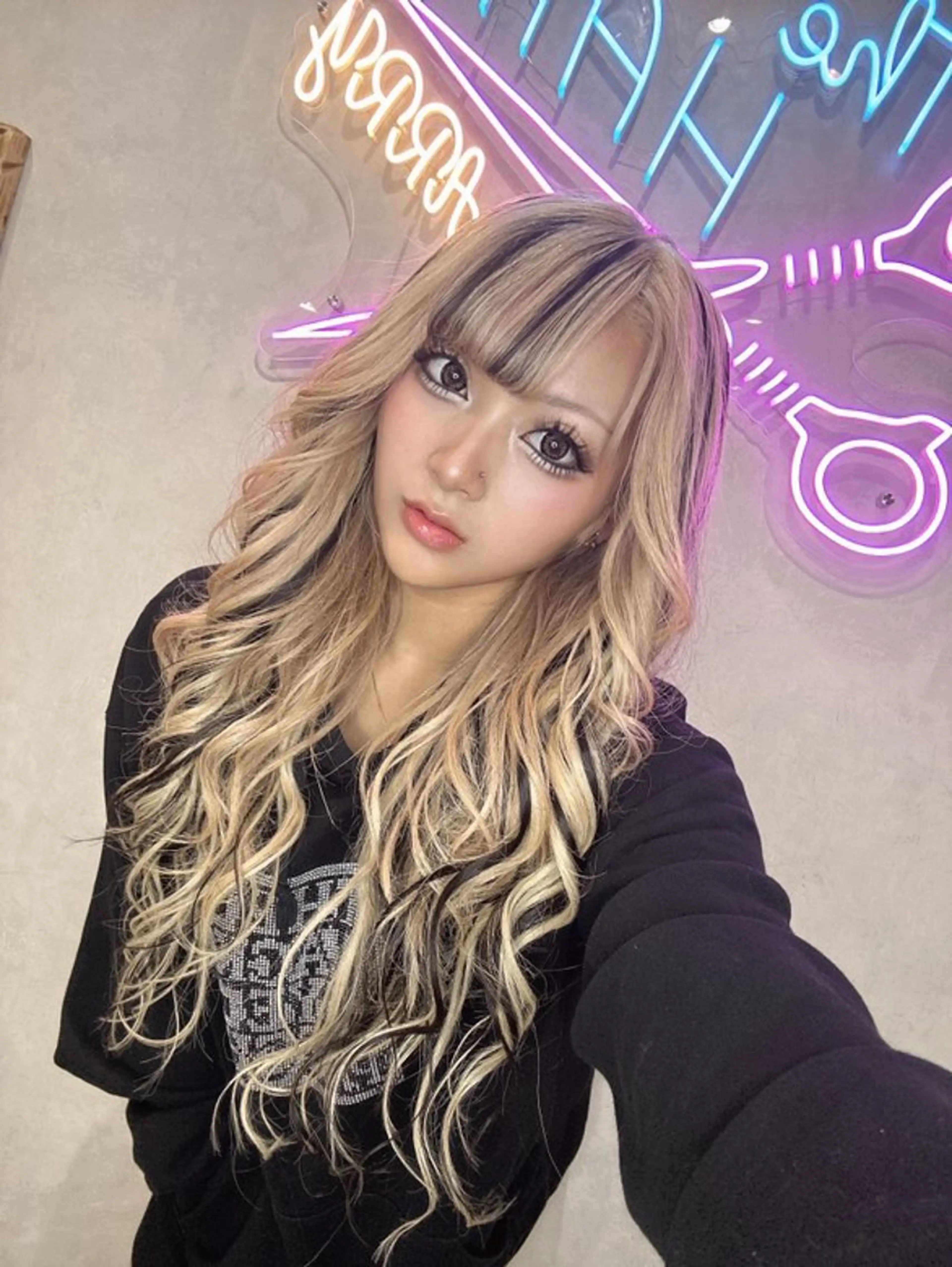 ロング エクステ エクステ 韓国カラー/エクステ carryのヘアスタイル