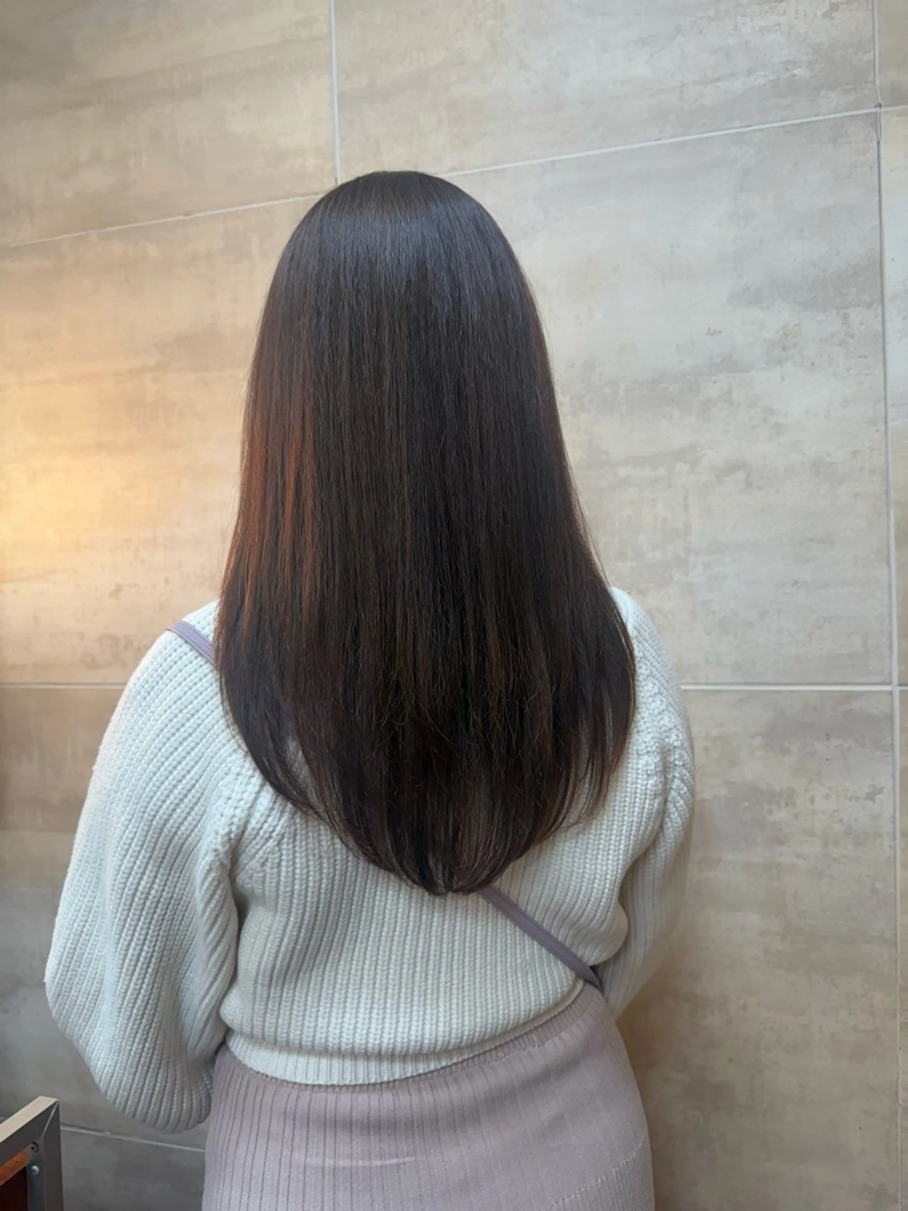 ロング ハイレイヤー レイヤーカット ロング 予約停止 予約不可のヘアスタイル